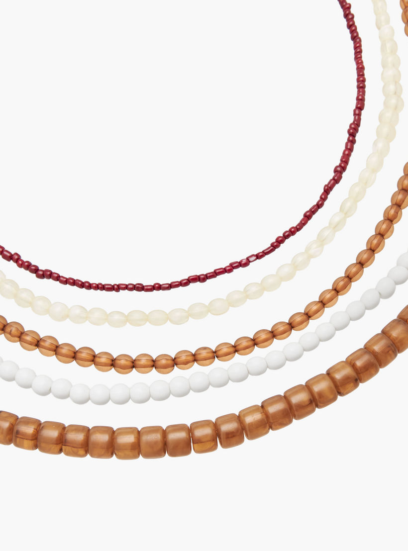 Set of 5 - Beaded Necklace-women-watchesandjewellery-jewellery-necklacesandpendants-image-8