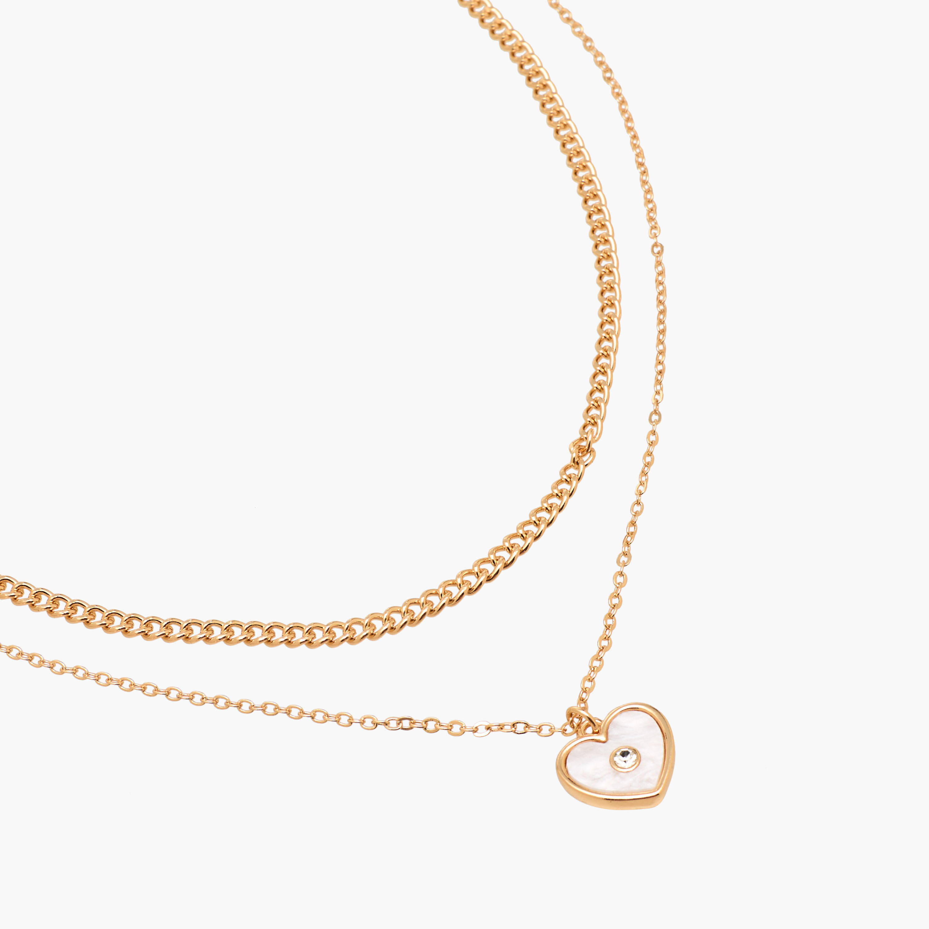 عقد ذهبي اللون بطبقات ودلاية-women-watchesandjewellery-jewellery-necklacesandpendants-image-3