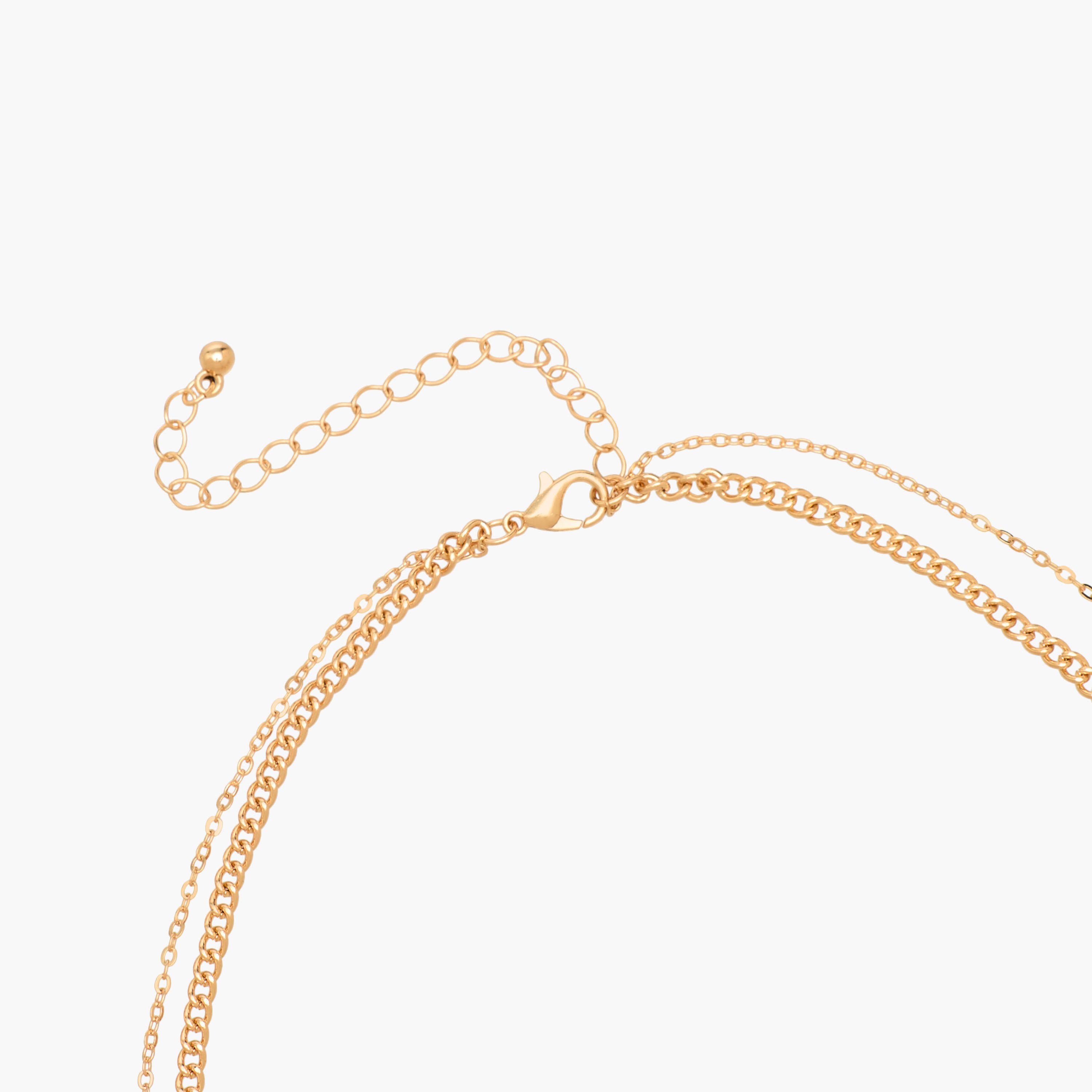 عقد ذهبي اللون بطبقات ودلاية-women-watchesandjewellery-jewellery-necklacesandpendants-image-5