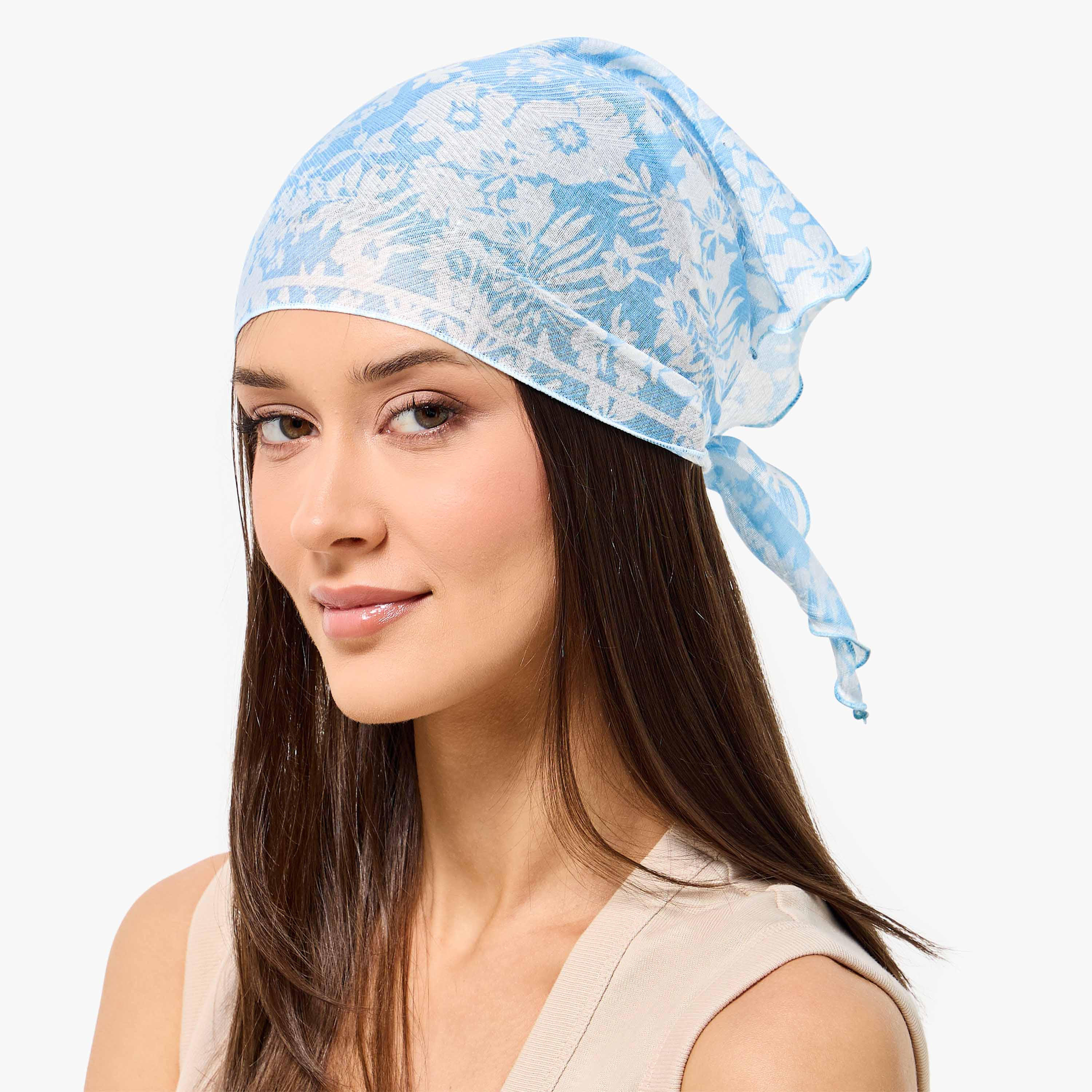 Floral Print Bandana-women-hairaccessories-bands-image-2