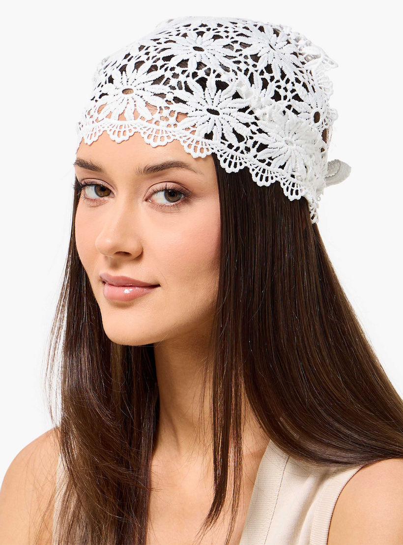 رباط رأس كروشيه مزين بالزهور مع أربطة-women-hairaccessories-bands-image-2