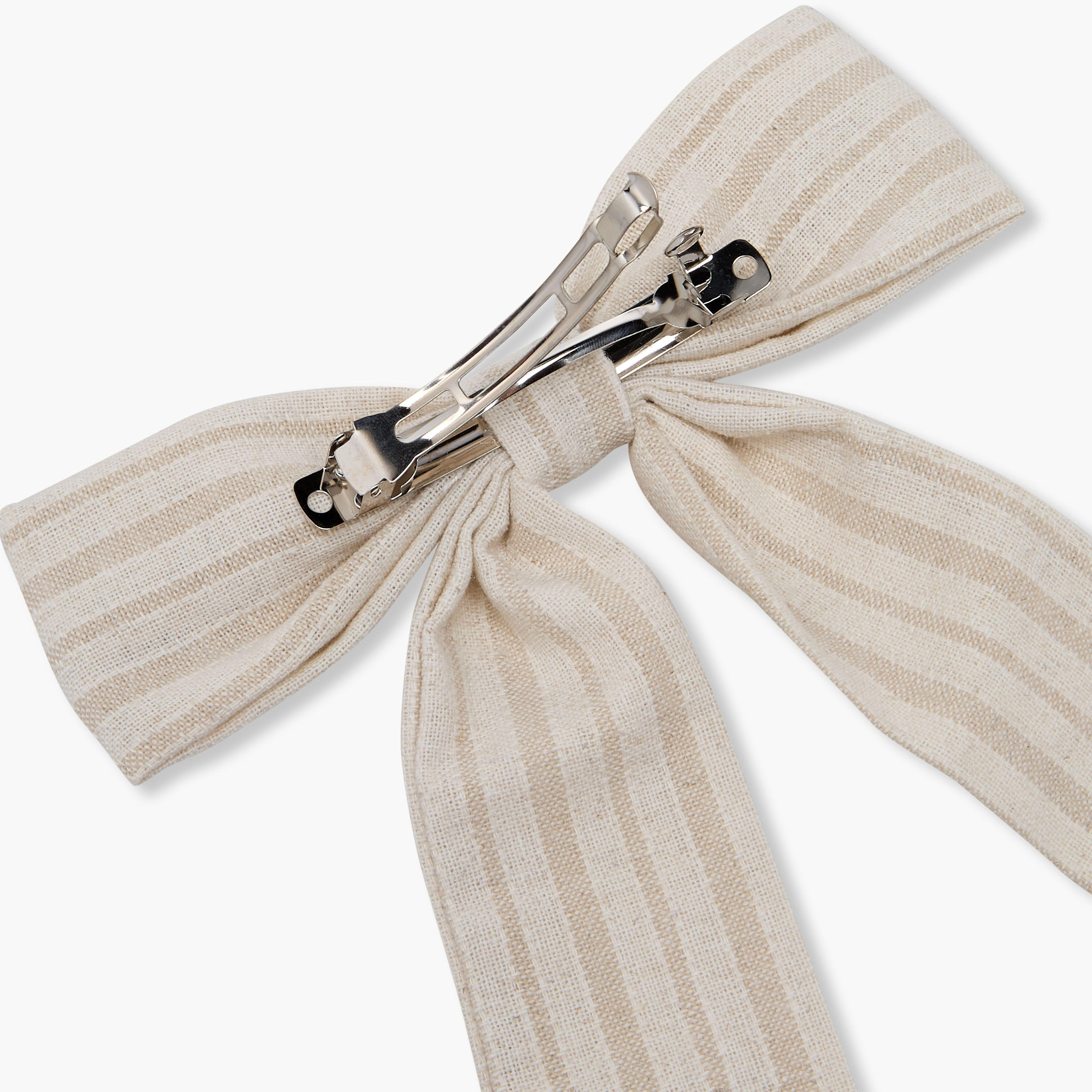 Barrette Hair Clip with Bow Accent-women-hairaccessories-clips-image-5