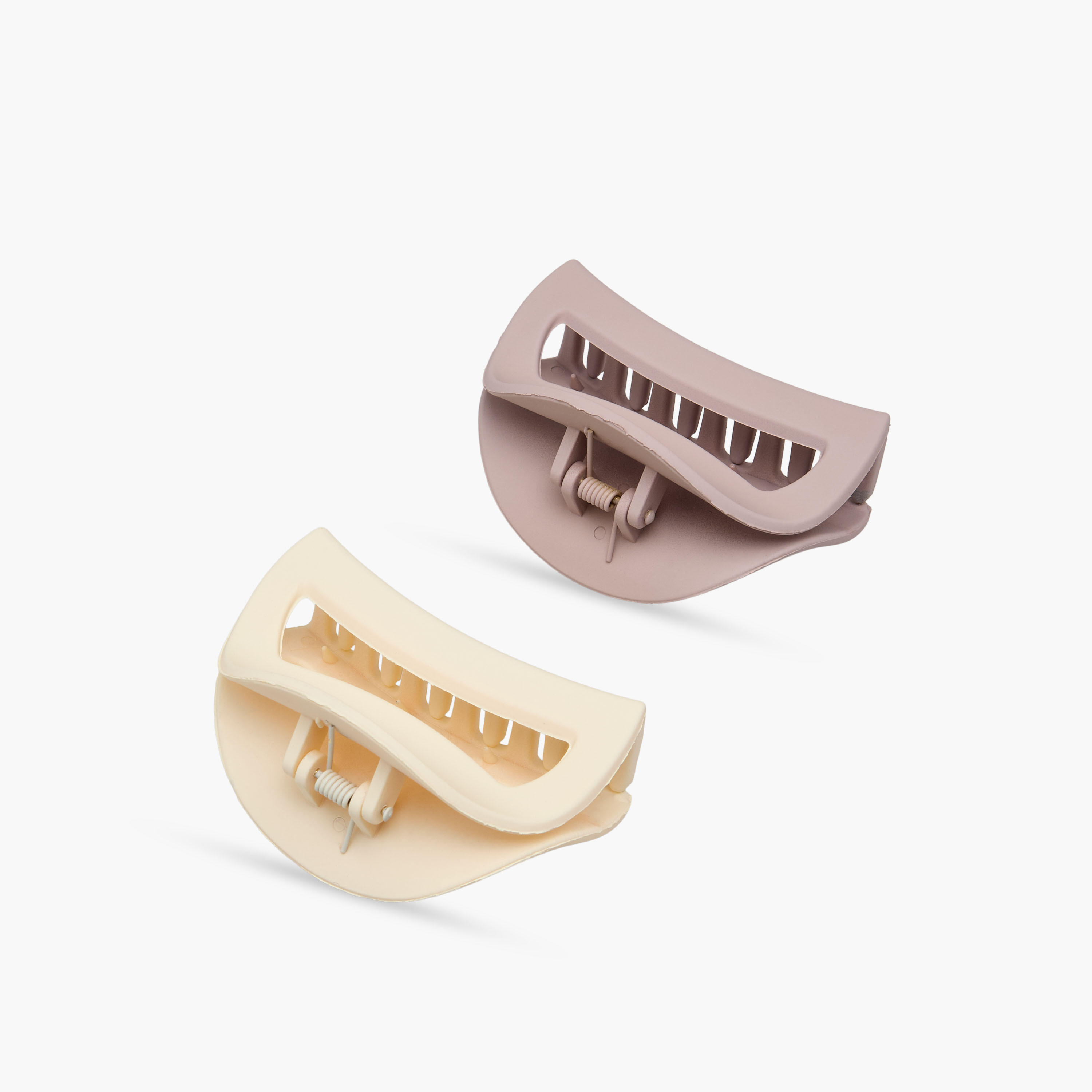 Pack of 2 D-Shape Hair Clamp with Matte Finish-women-hairaccessories-clamps-image-5