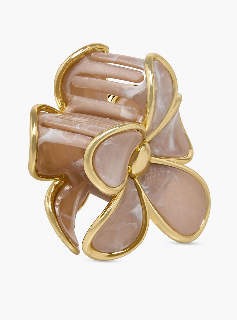 Pack of 2 Floral Hair Clamp with Glossy Finish-women-hairaccessories-clamps-image-6