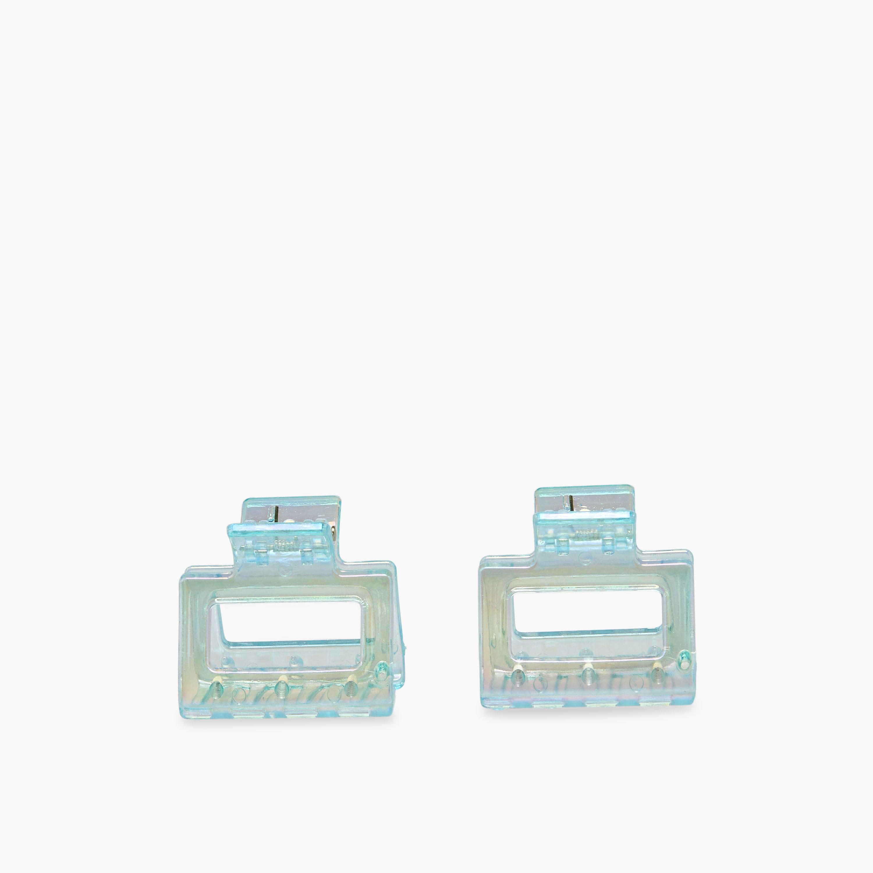 Pack of 8 Rectangle Hair Clamp with Glossy Finish-women-hairaccessories-clamps-image-4