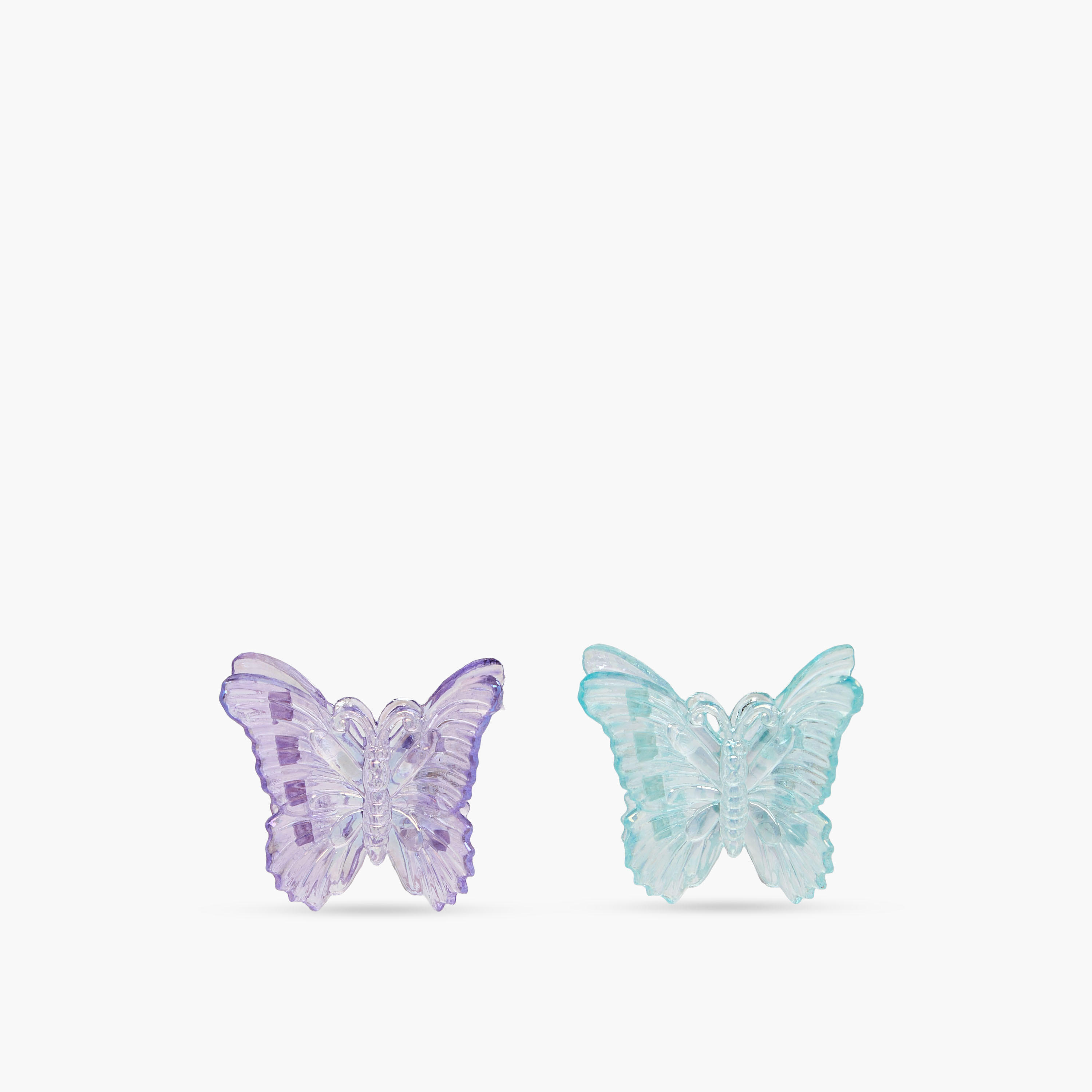 Pack of 6 Butterfly Hair Clamp with Iridescent Finish-women-hairaccessories-clamps-image-5