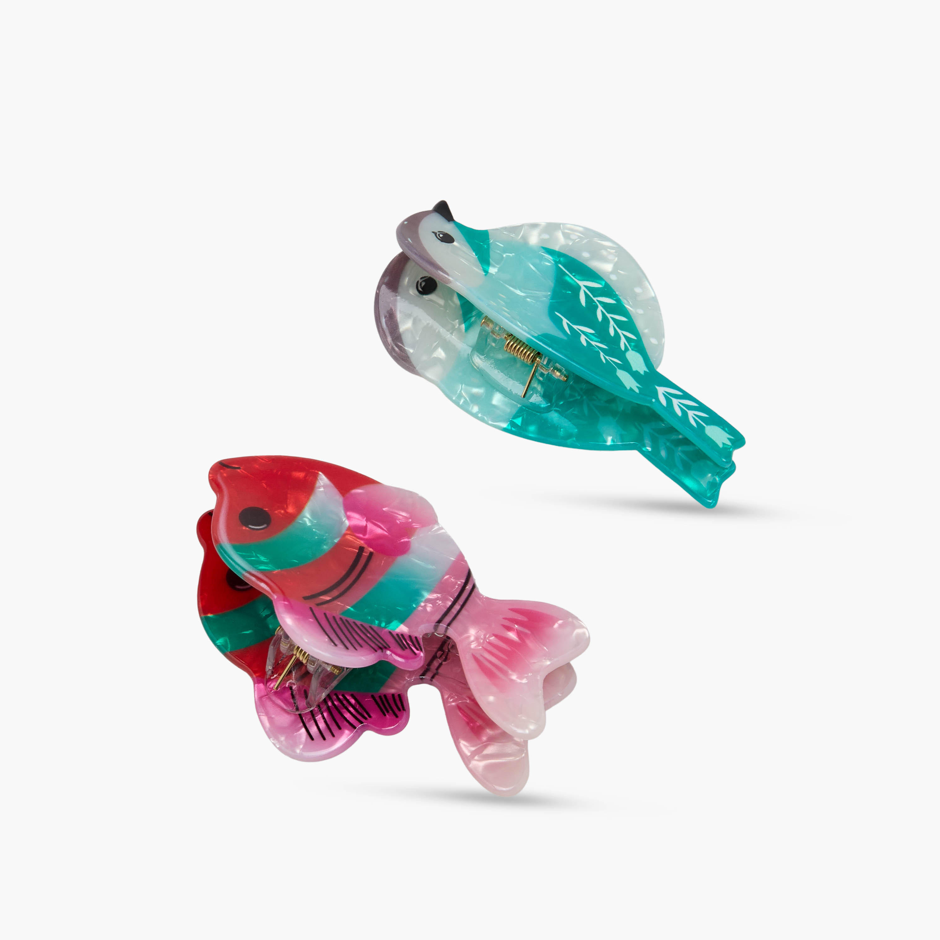 Pack of 2 Assorted Hair Clamp with Glossy Finish-women-hairaccessories-clamps-image-5