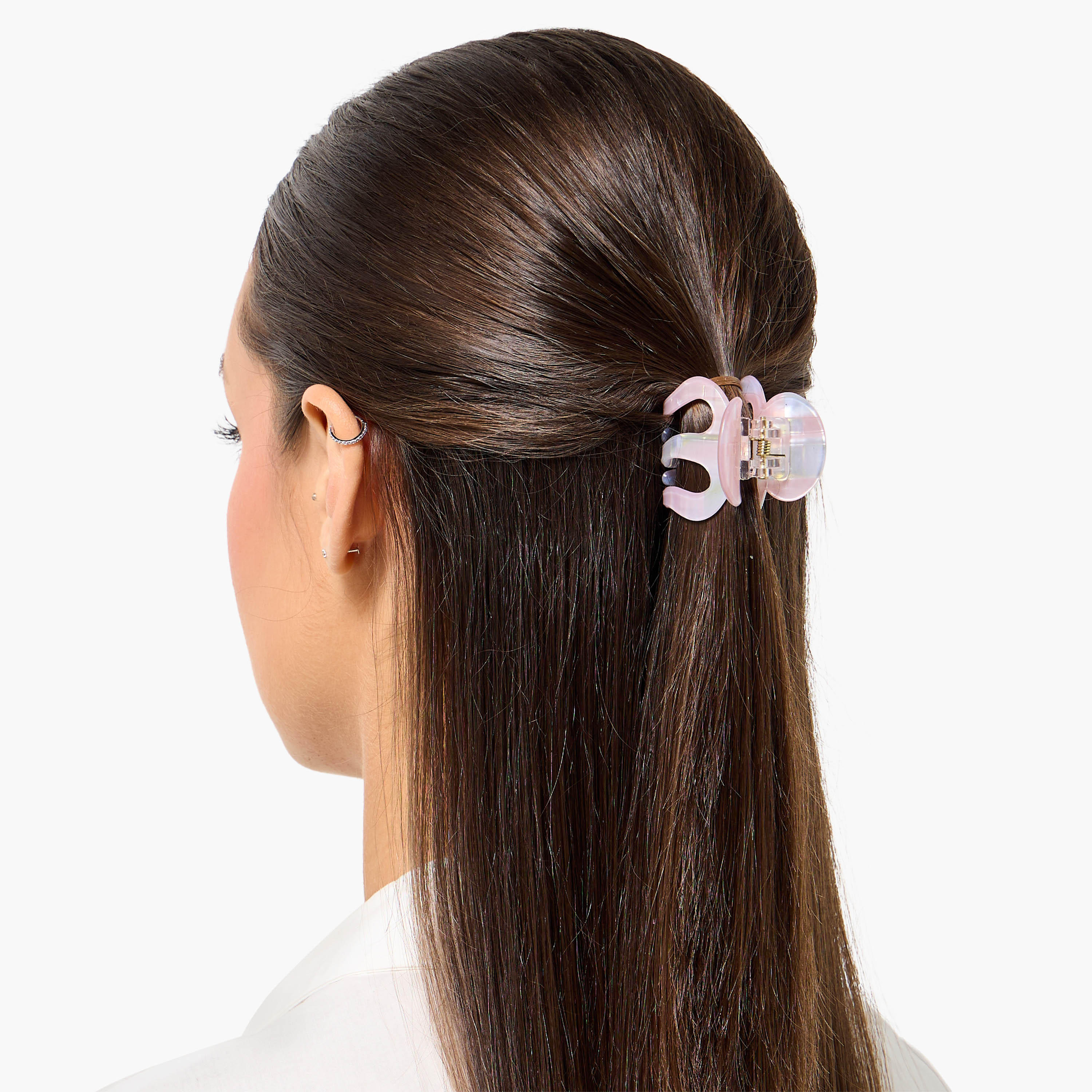 طقم من 3 - مشابك شعر بتصميم أخطبوط لامع-women-hairaccessories-clamps-image-3