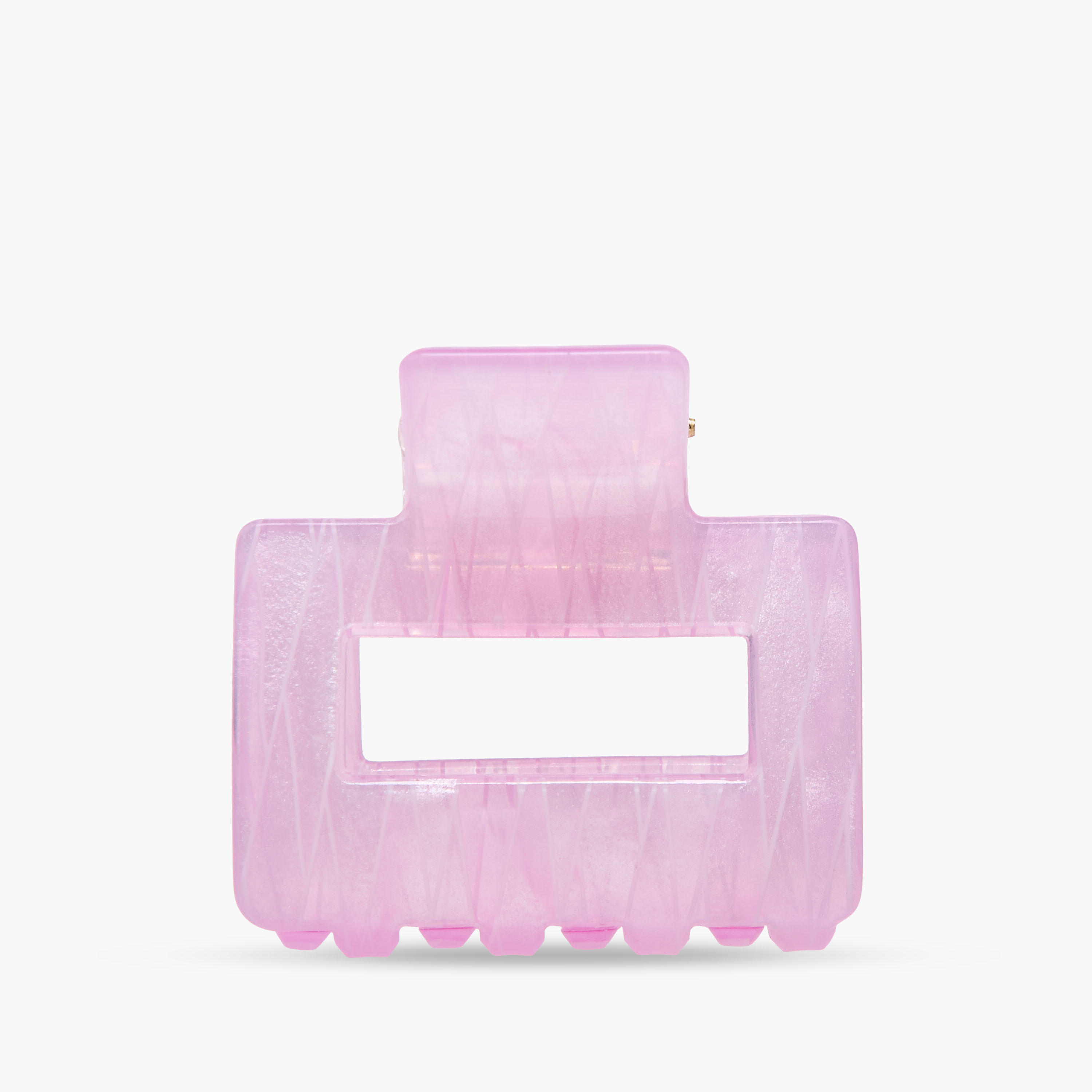 طقم مشابك شعر مستطيلة بتفاصيل جليتر 4 قطع من جلو-women-hairaccessories-clamps-image-2
