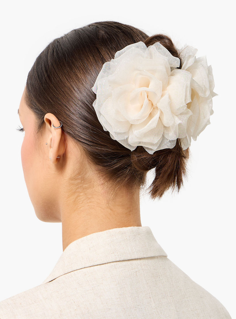Flower Hair Clamp-women-hairaccessories-clamps-image-2
