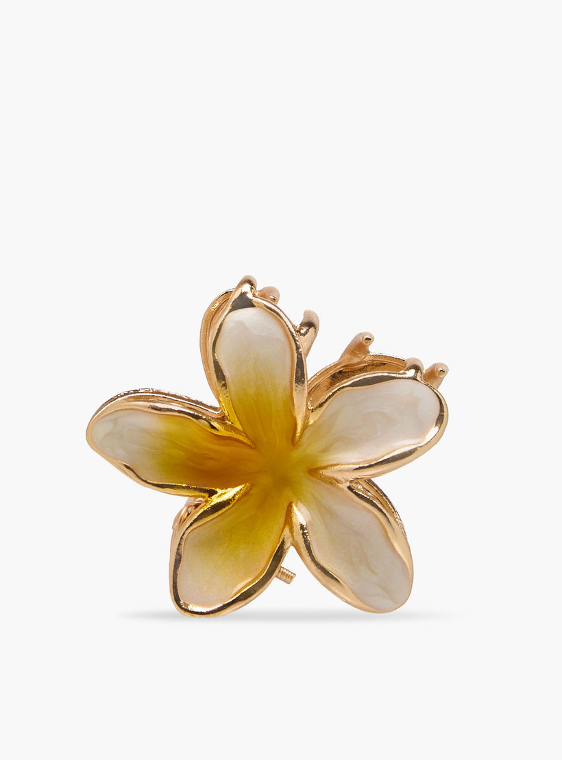 طقم مشابك شعر زهور 3 قطع بطلاء المينا-women-hairaccessories-clamps-image-4