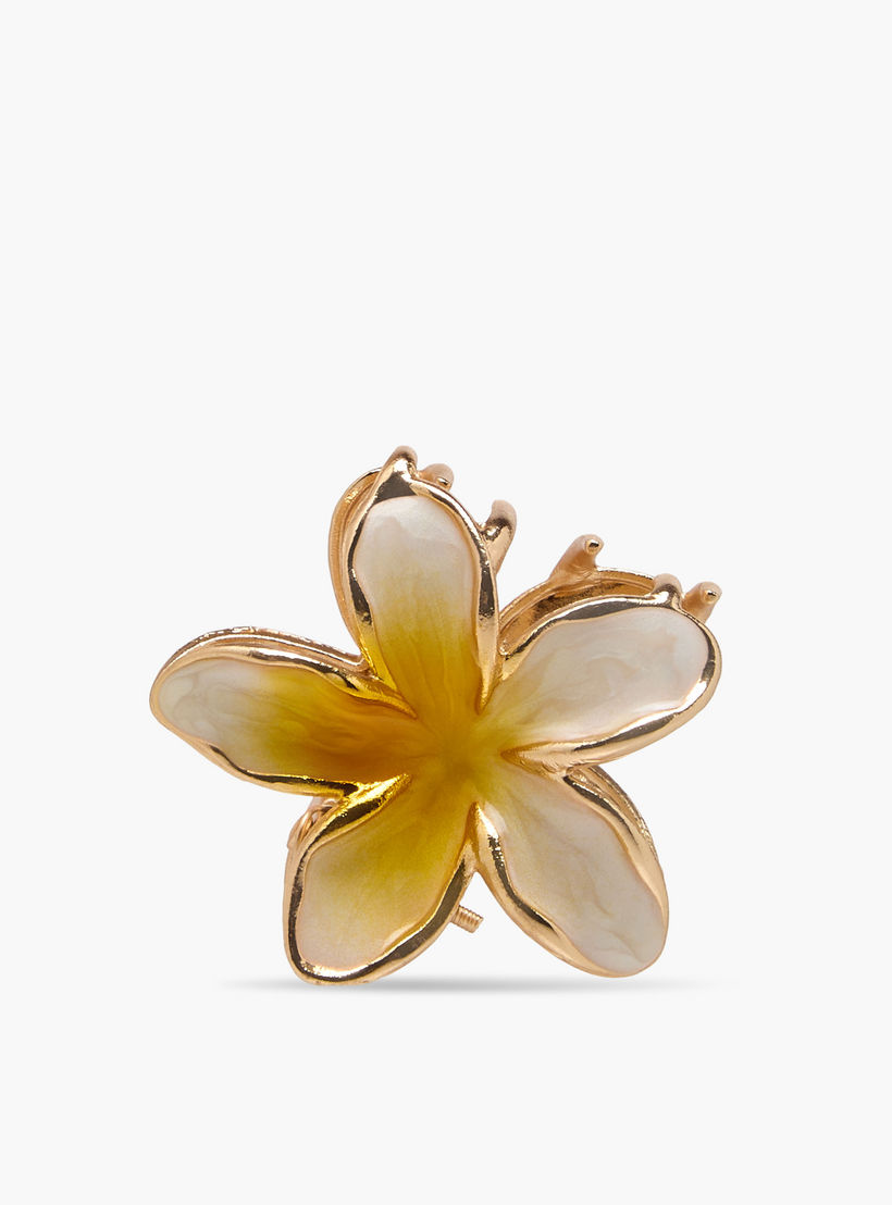 طقم مشابك شعر زهور 3 قطع بطلاء المينا-women-hairaccessories-clamps-image-5