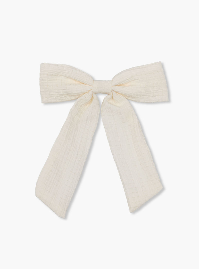 مجموعة مشابك شعر بفيونكة بارزة الملمس 3 قطع من جلو-women-hairaccessories-clips-image-5