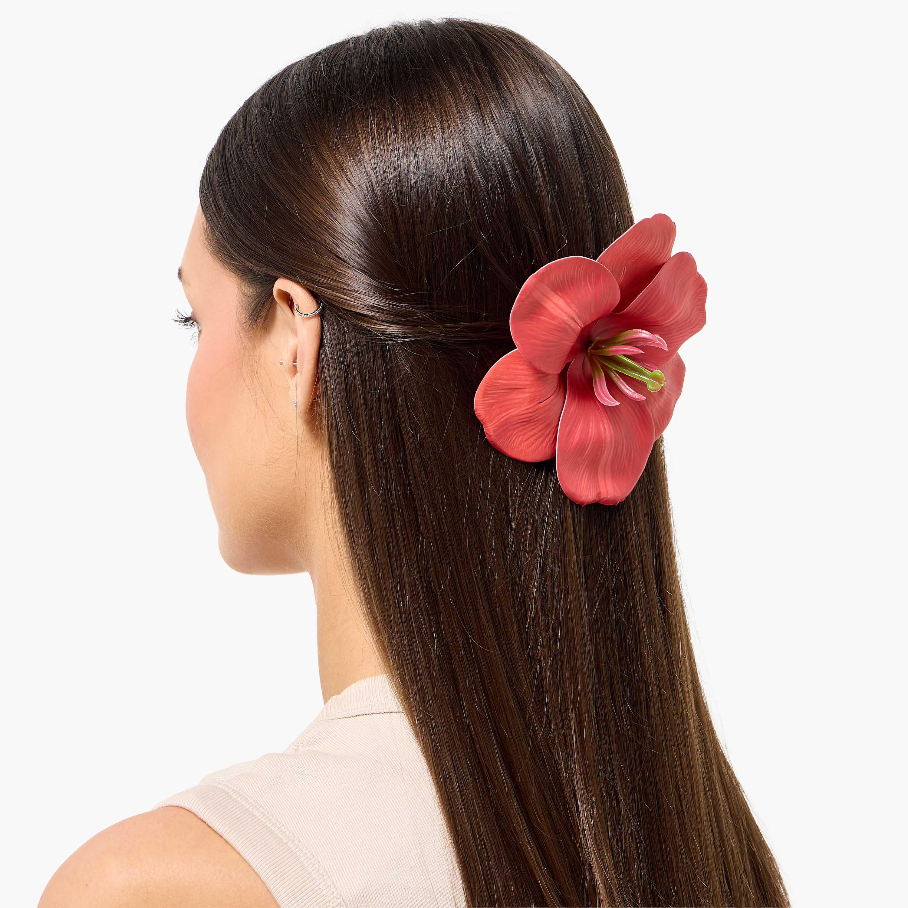 Pack of 2 Floral Shape Hair Clips with Print-women-hairaccessories-clips-image-3