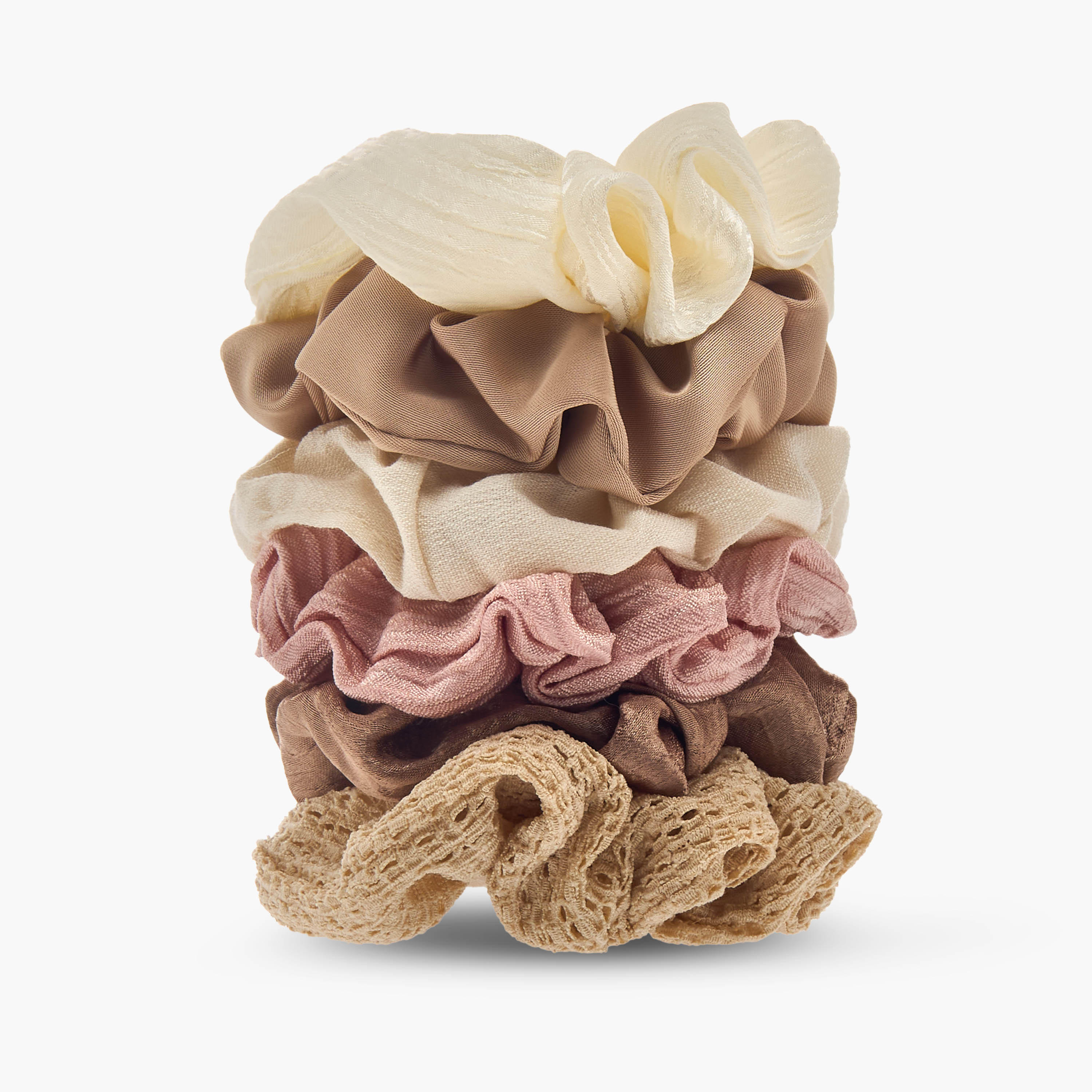Pack of 6 Hair Scrunchie-women-hairaccessories-scrunchies-image-4