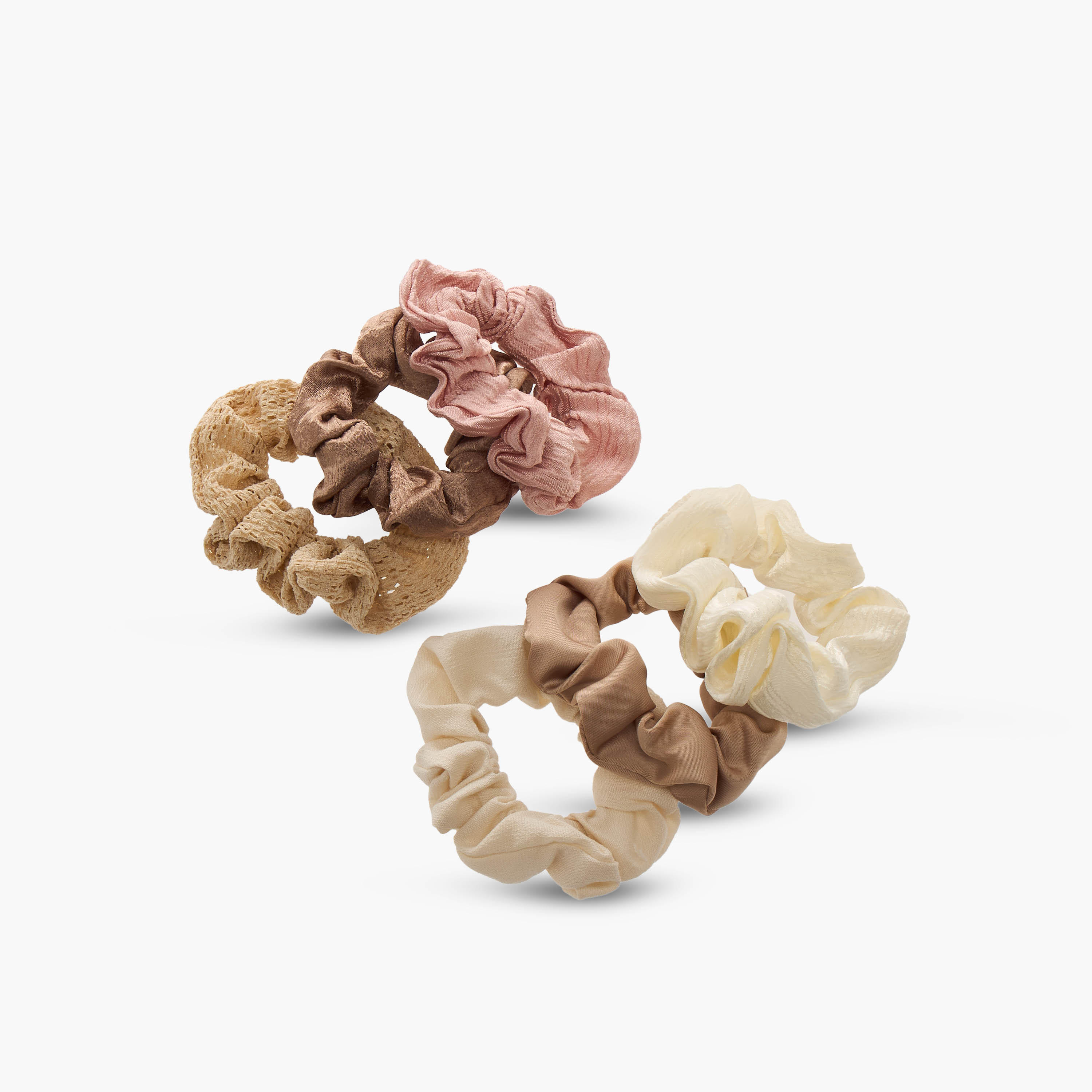 Pack of 6 Hair Scrunchie-women-hairaccessories-scrunchies-image-3