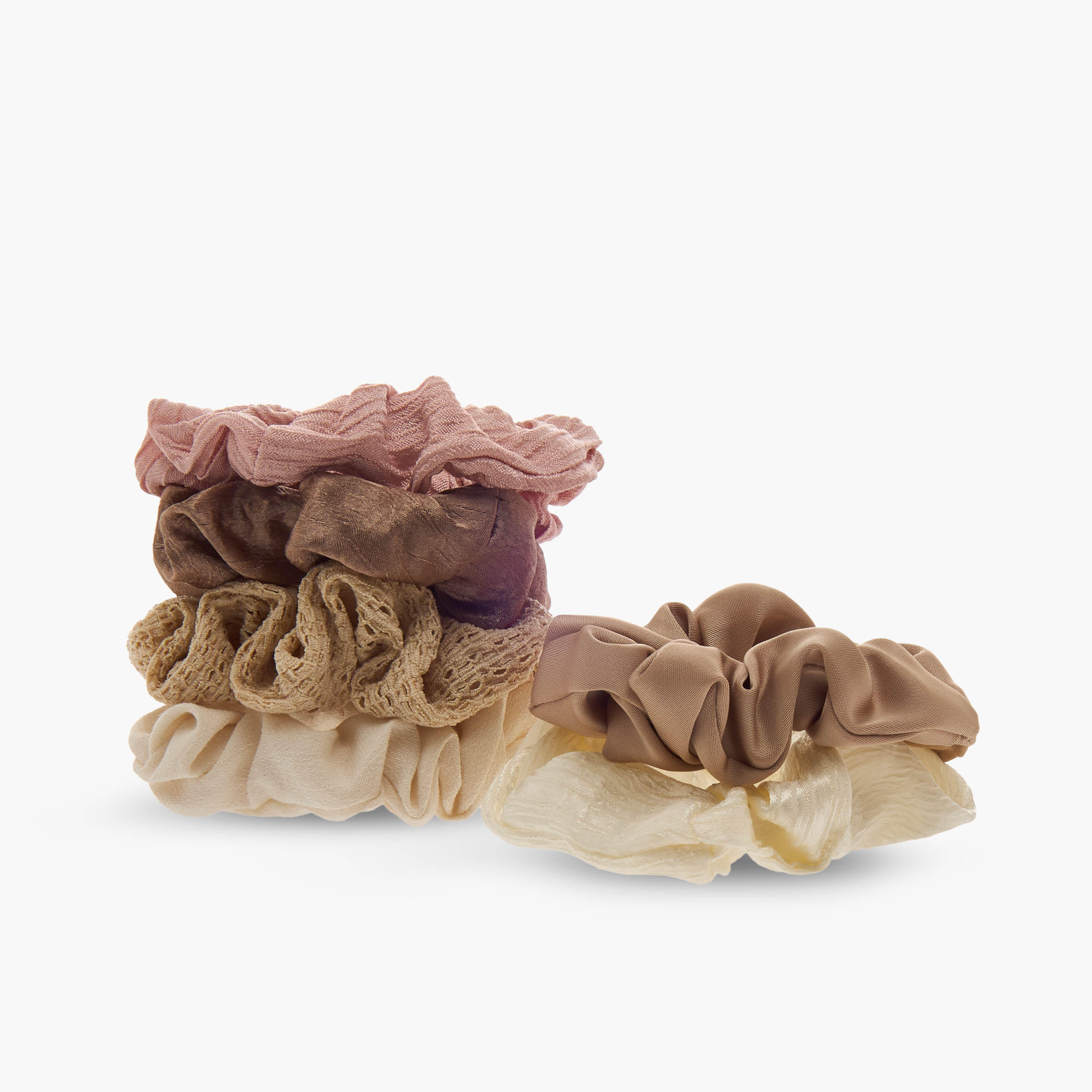 Pack of 6 Hair Scrunchie-women-hairaccessories-scrunchies-image-6