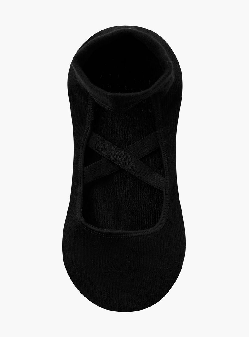 Pack of 2 Yoga Footsie Cotton Socks-women-socksandstockings-image-2