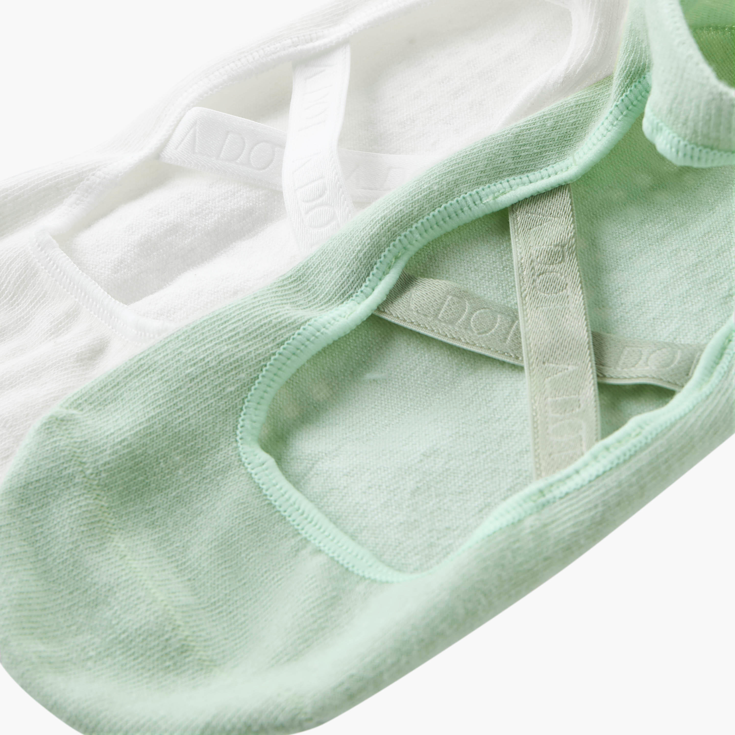 Pack of 2 Yoga Footsie Cotton Socks-women-socksandstockings-image-3