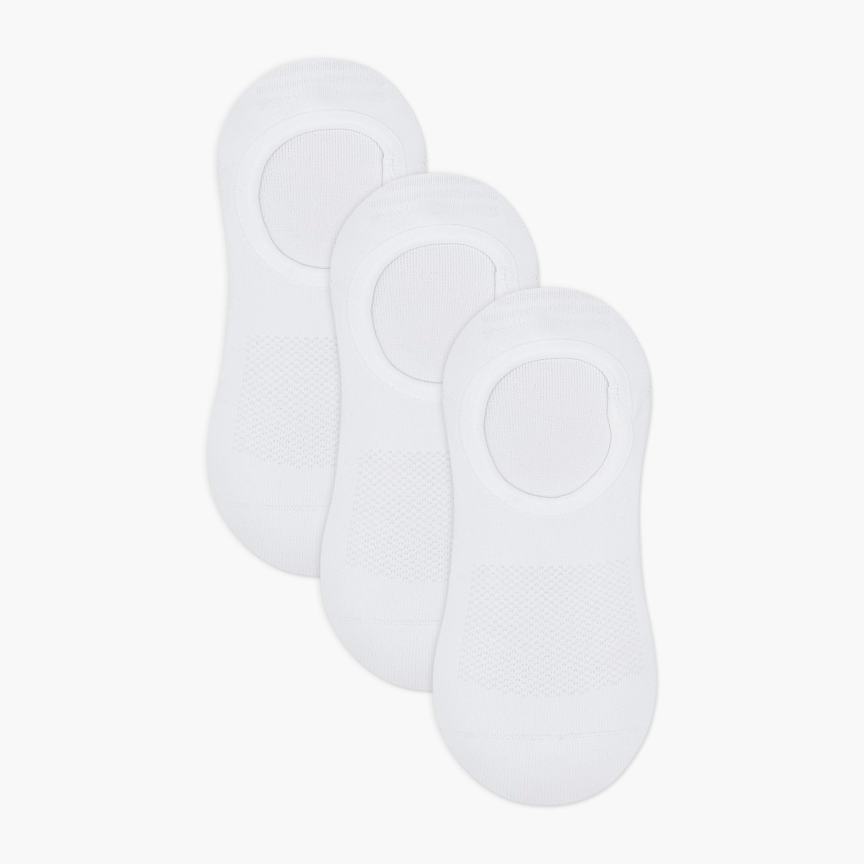 Pack of 3 No Show Microfibre Socks-women-socksandstockings-image-1