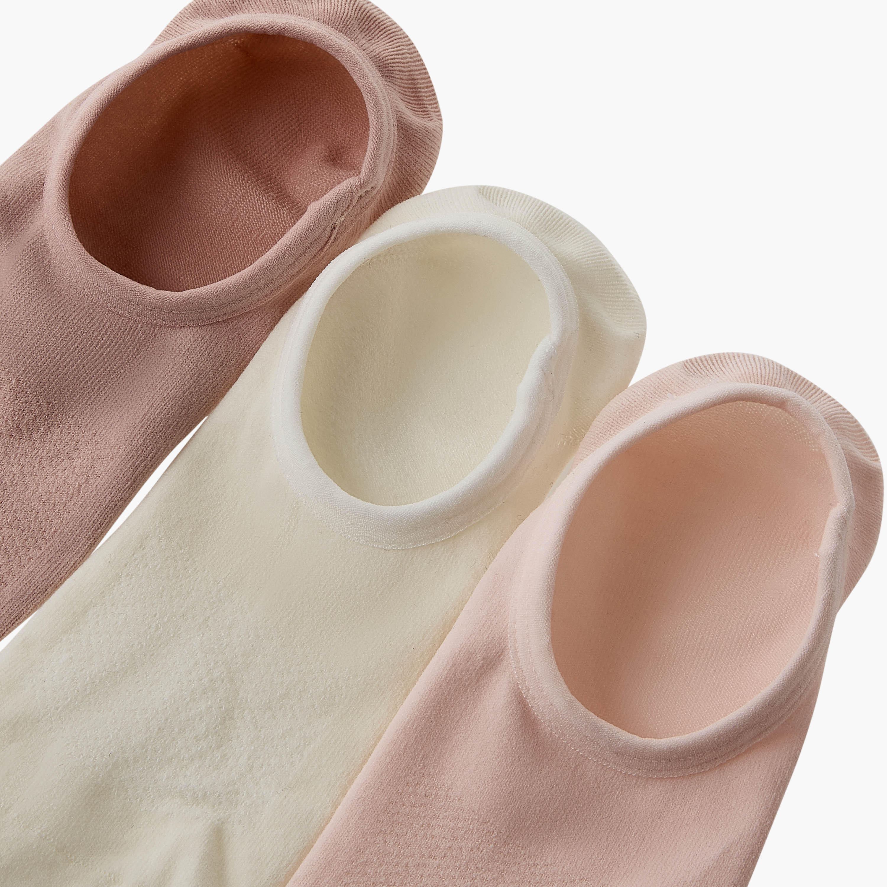 Pack of 3 No Show Cotton Socks-women-socksandstockings-image-4