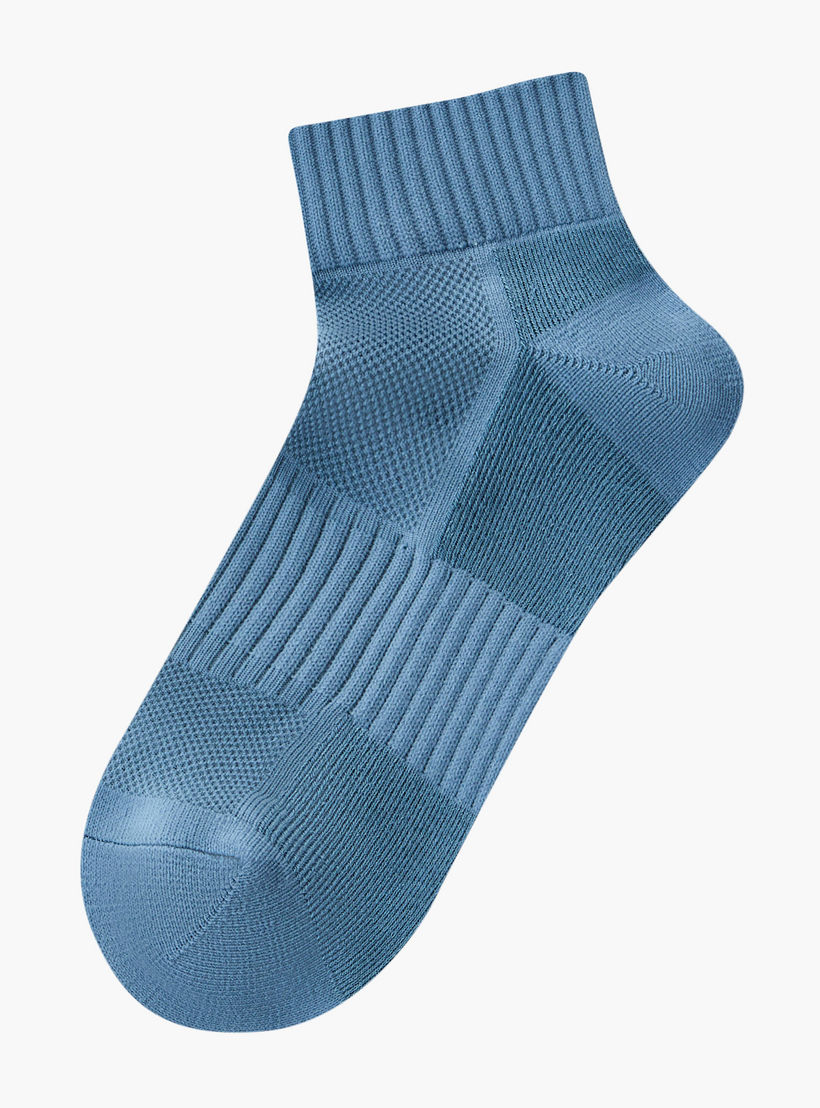 Pack of 3 Ankle Length Cotton Sports Socks-women-socksandstockings-image-2