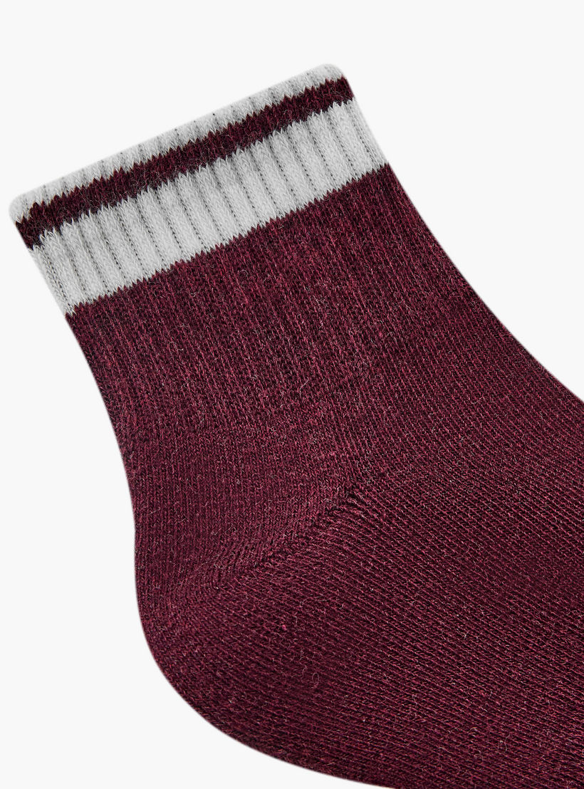 Pack of 3 Ankle Length Cotton Socks-women-socksandstockings-image-3