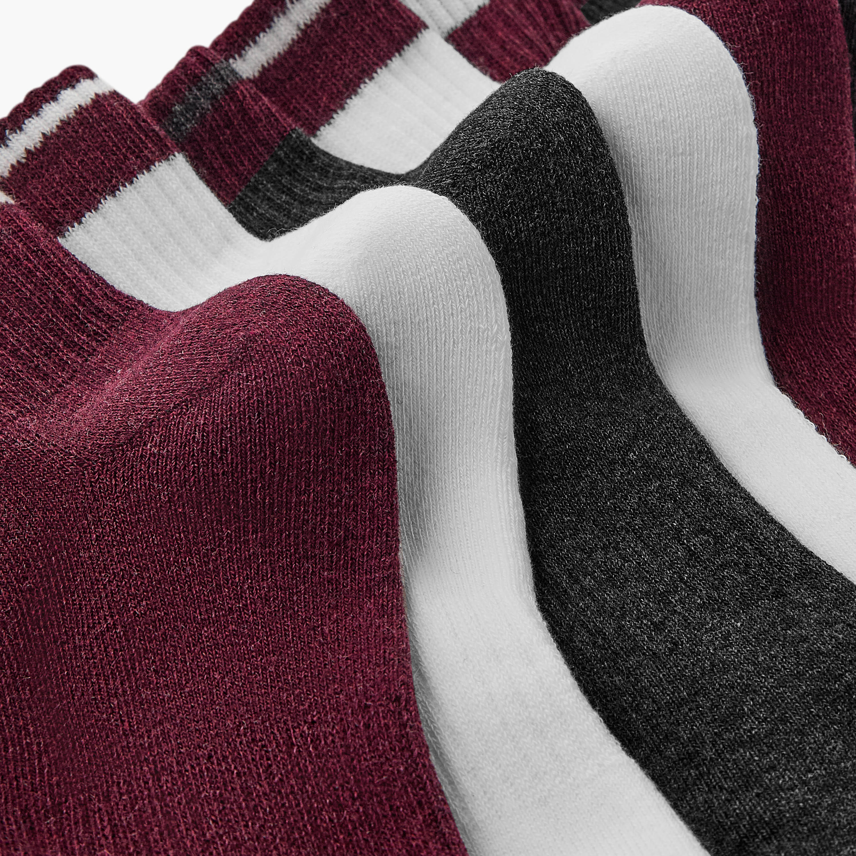 Pack of 3 Ankle Length Cotton Socks-women-socksandstockings-image-4