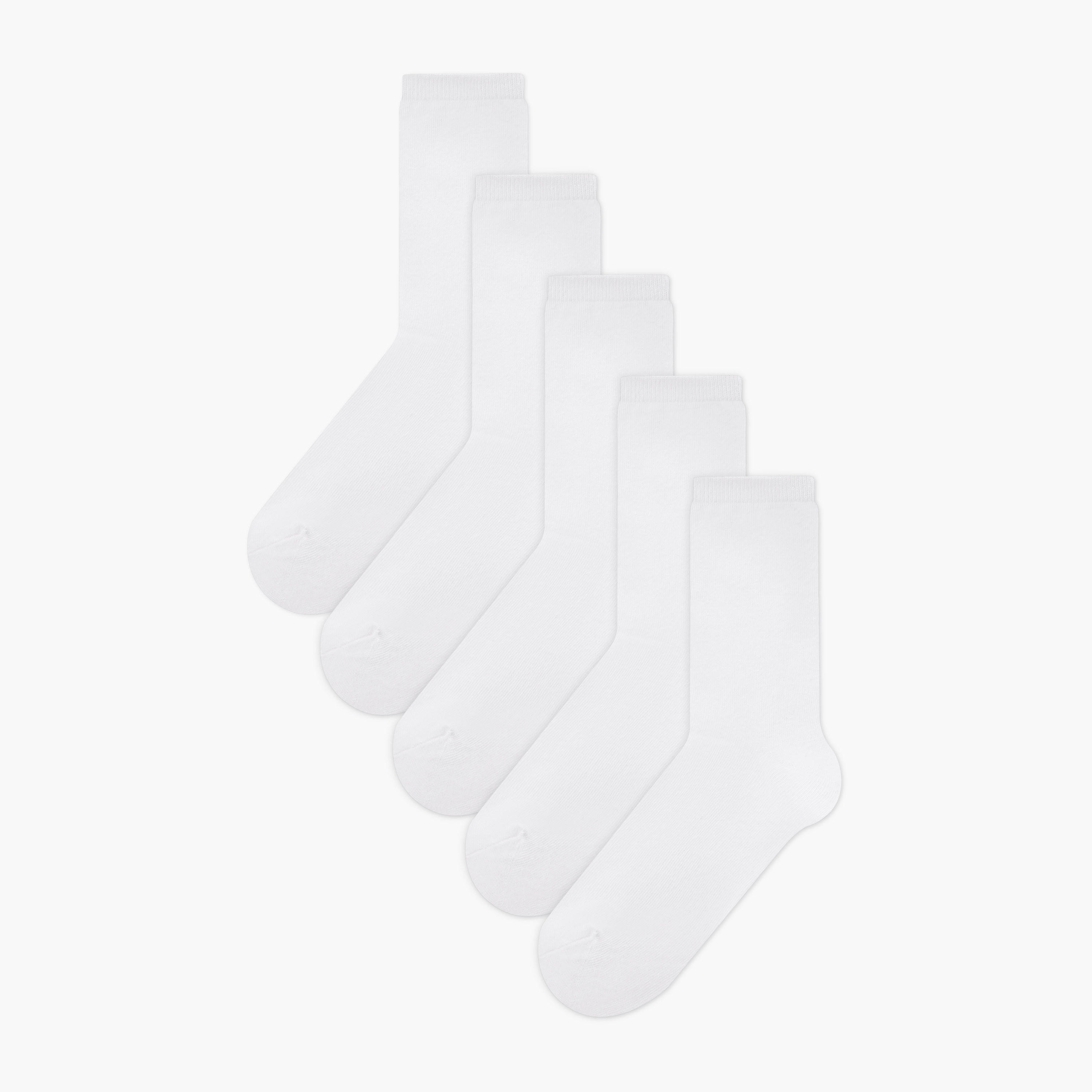 Pack of 5 Crew Length Cotton Socks-women-socksandstockings-image-1