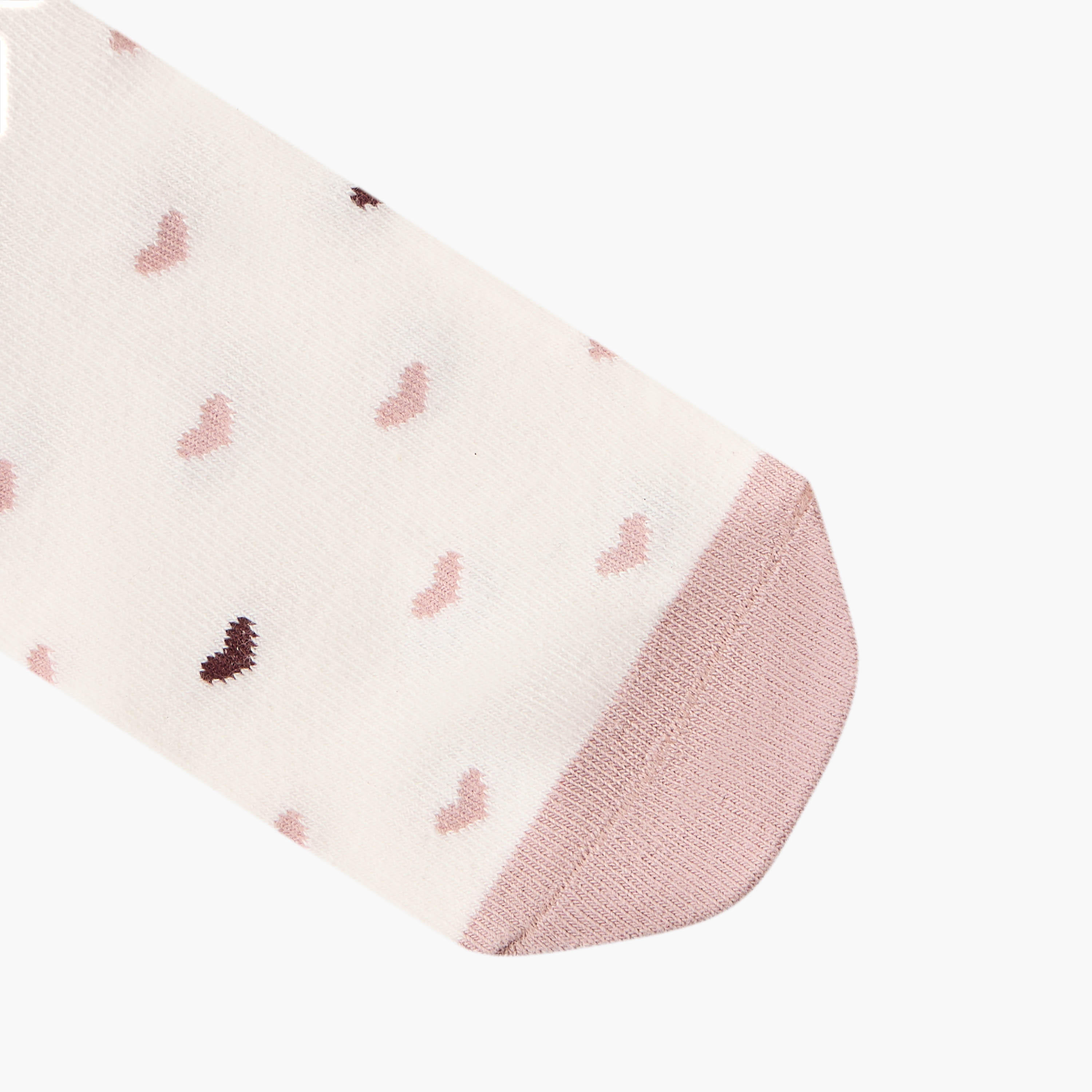 طقم جوارب قطنية قصيرة بطبعات أنيقة 7 قطع-women-socksandstockings-image-5