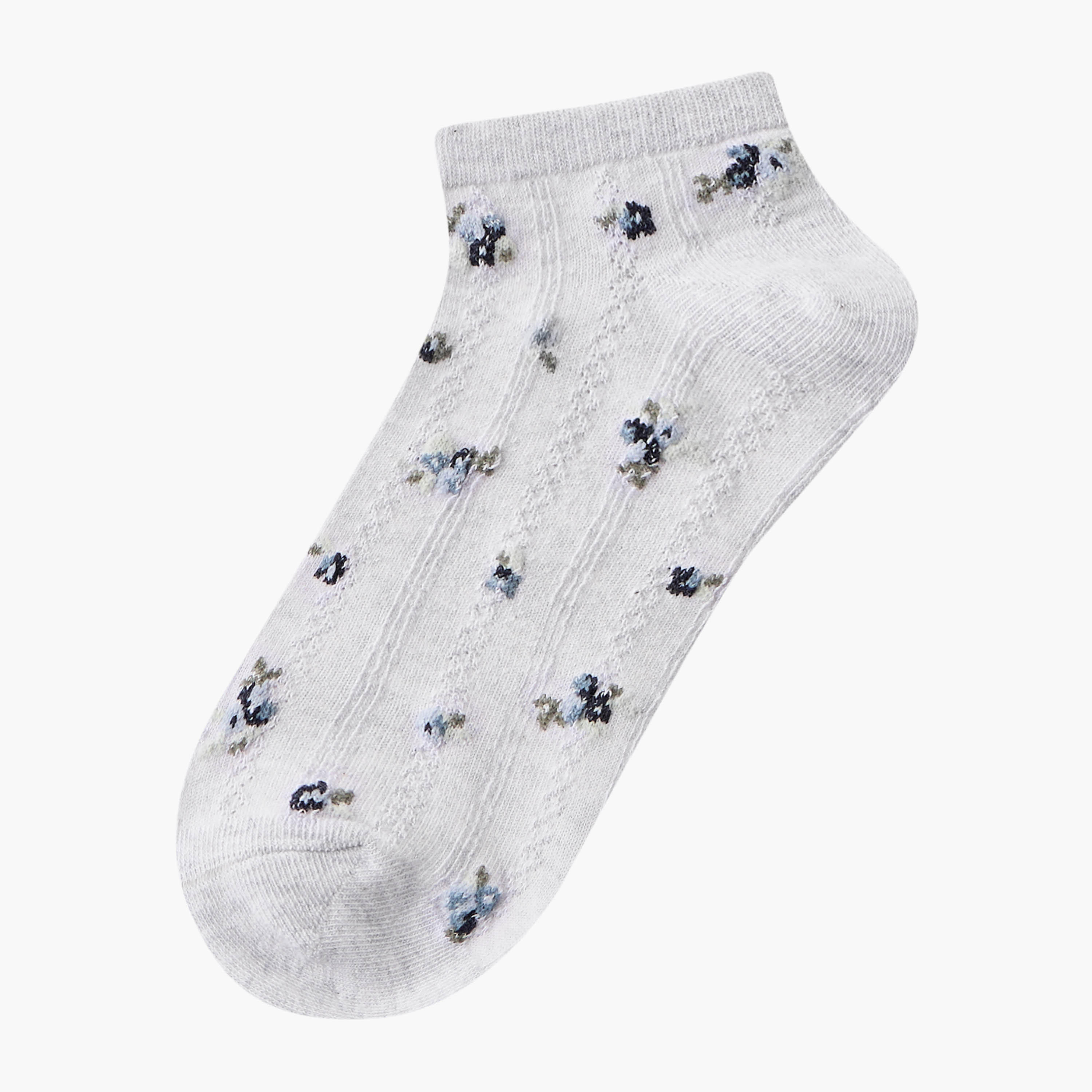 طقم جوارب قطن 7 أزواج بطول الكاحل-women-socksandstockings-image-2