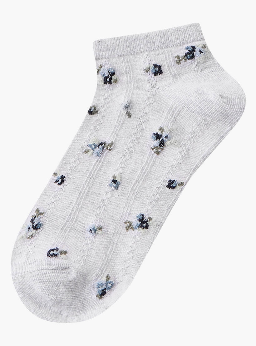 طقم جوارب قطن 7 أزواج بطول الكاحل-women-socksandstockings-image-2