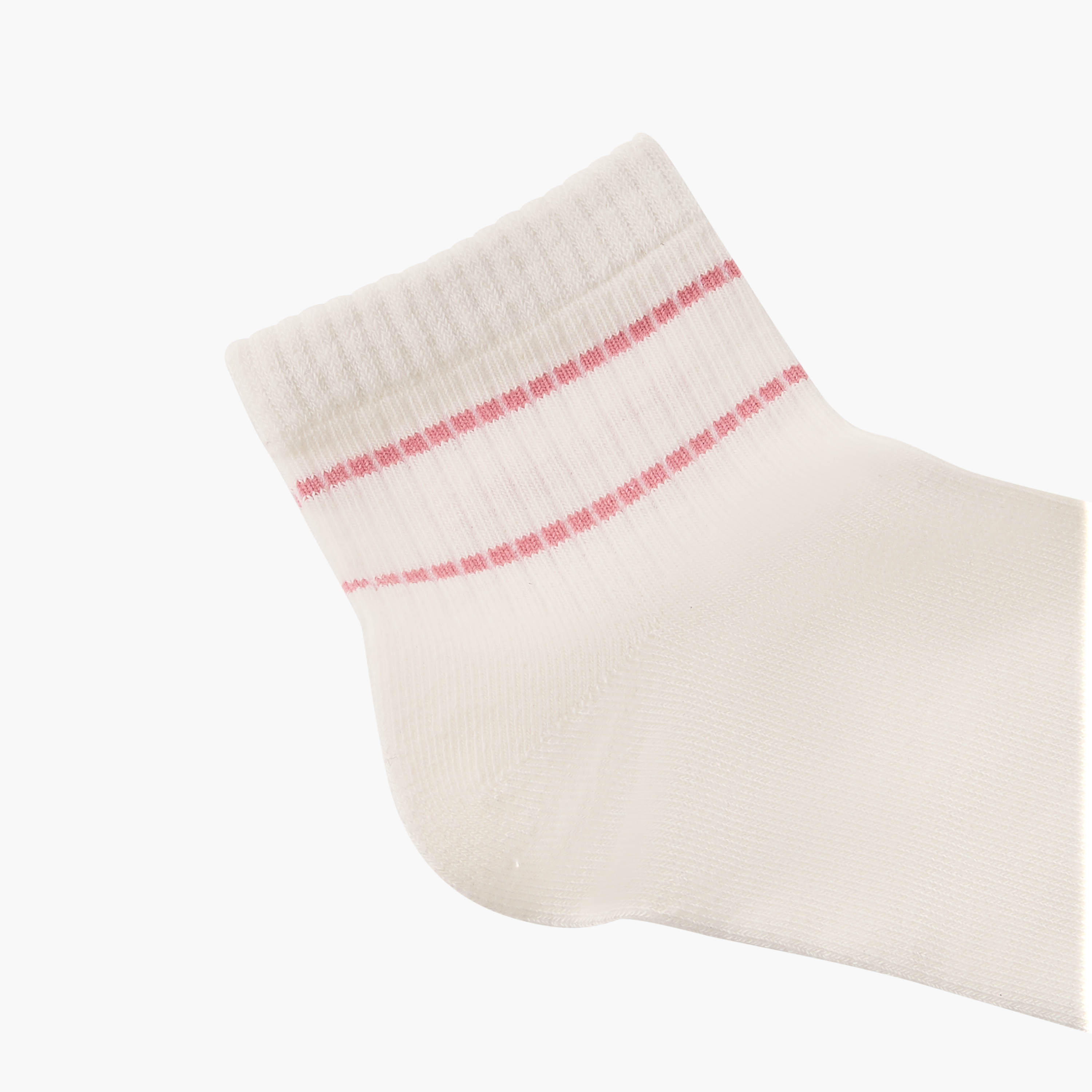 طقم جوارب قطنية مريحة بطول الكاحل 7 قطع-women-socksandstockings-image-3