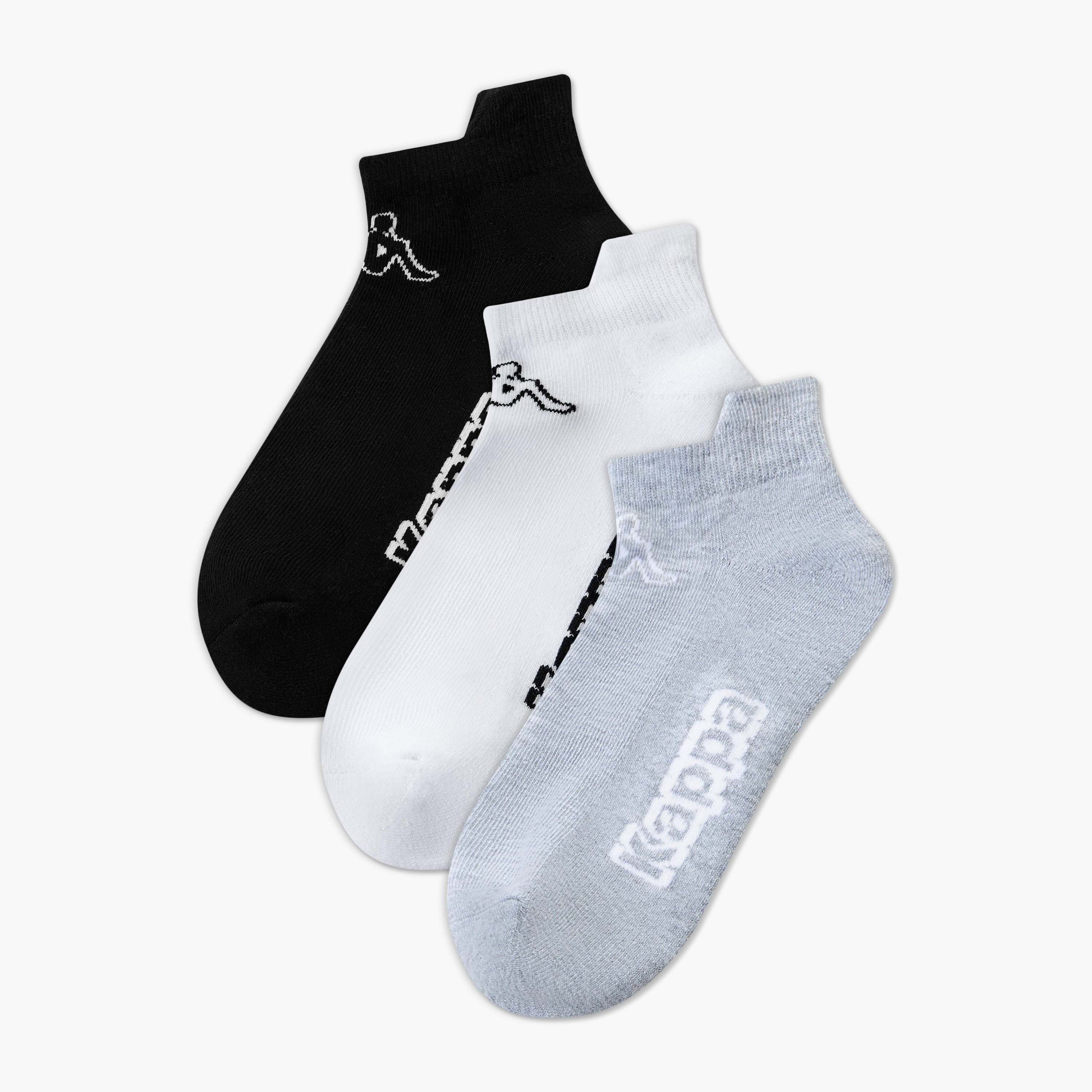 Kappa Pack of 3 Trainer Cotton Socks-women-socksandstockings-image-4