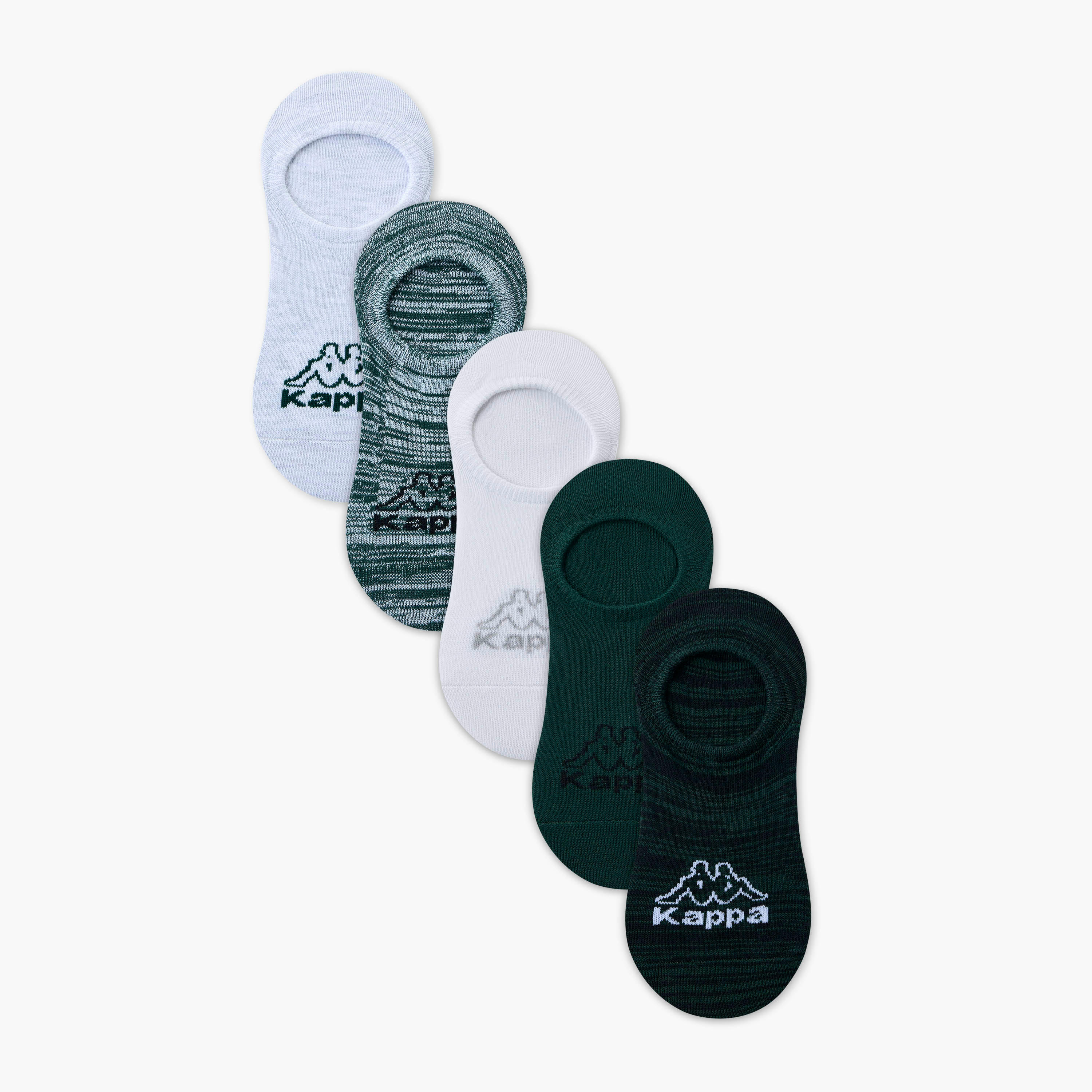 Kappa Pack of 5 Invisible Cotton Socks-women-socksandstockings-image-1