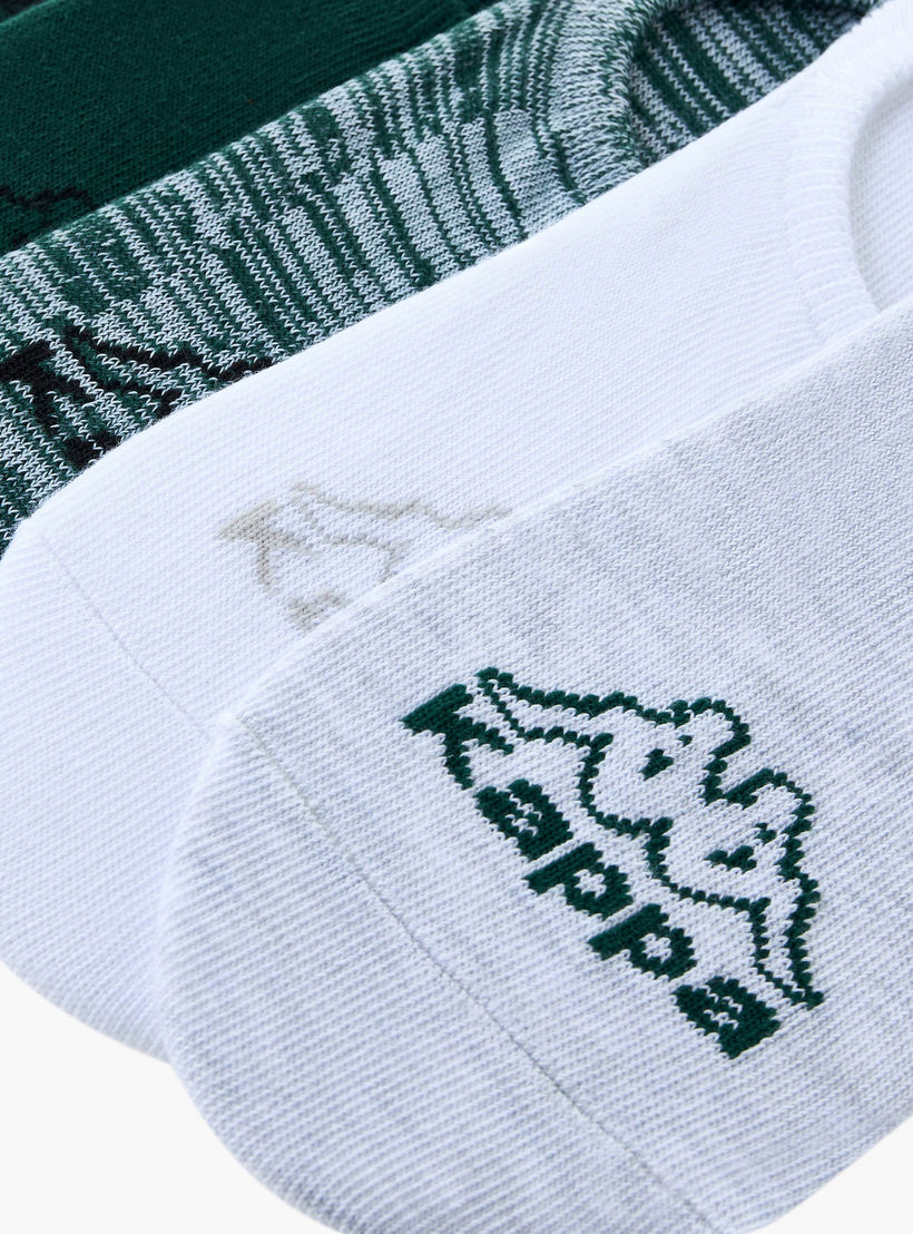 Kappa Pack of 5 Invisible Cotton Socks-women-socksandstockings-image-3