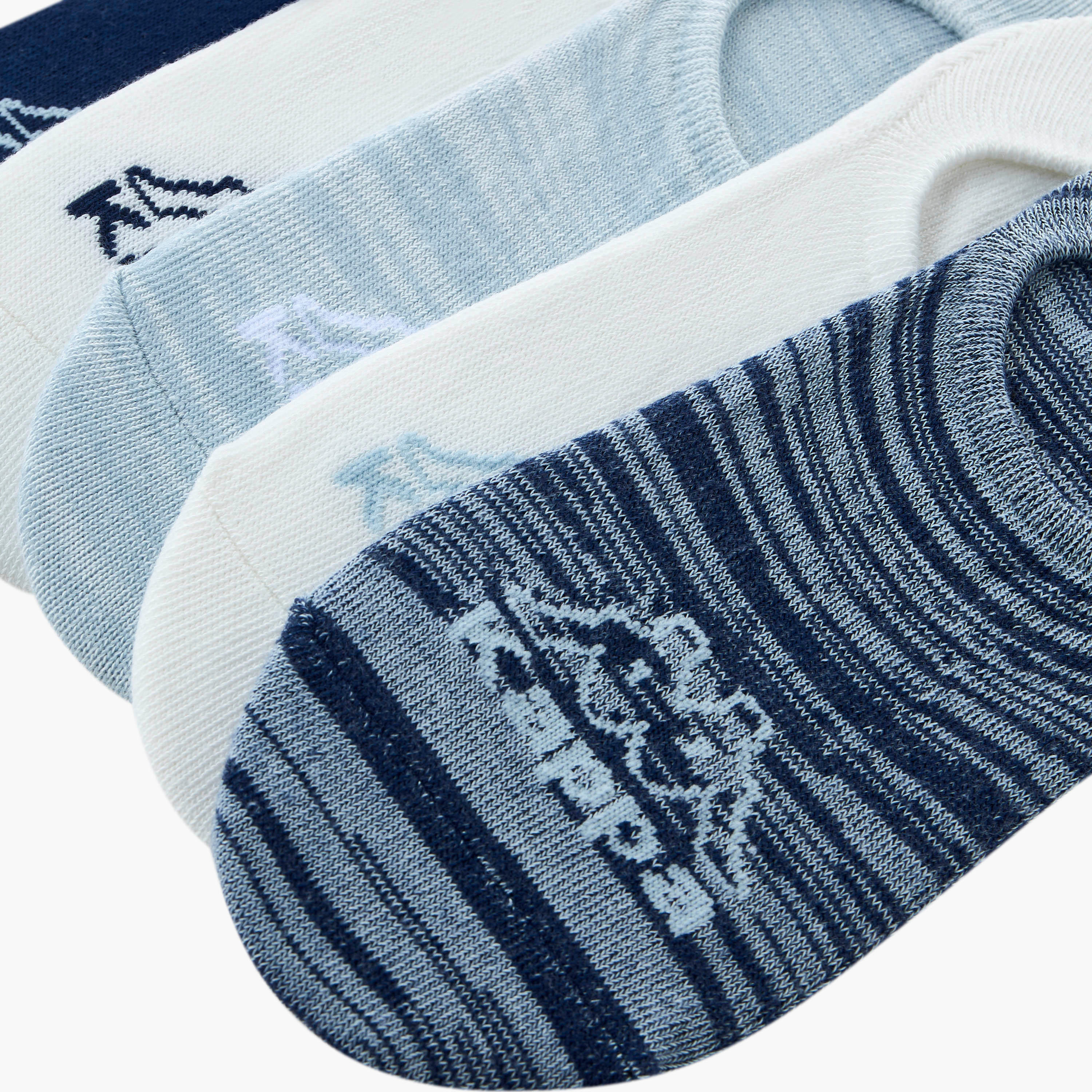 Kappa Pack of 5 Invisible Cotton Socks-women-socksandstockings-image-3