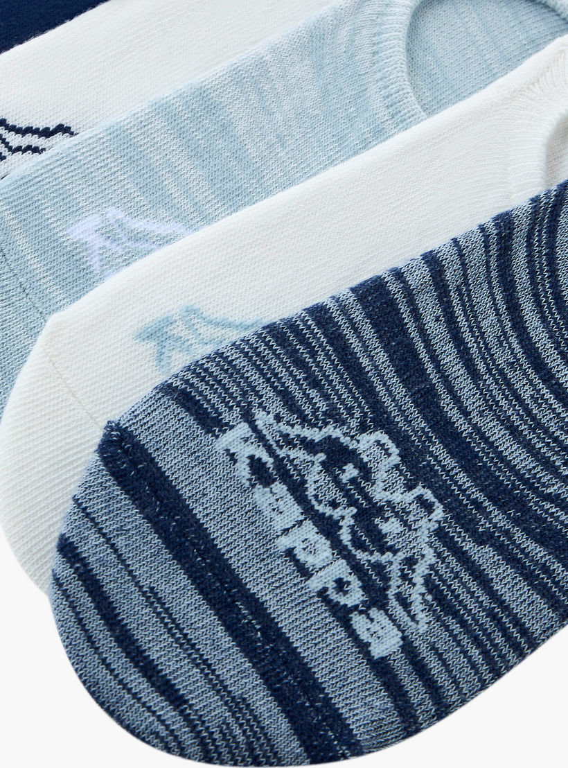 Kappa Pack of 5 Invisible Cotton Socks-women-socksandstockings-image-3