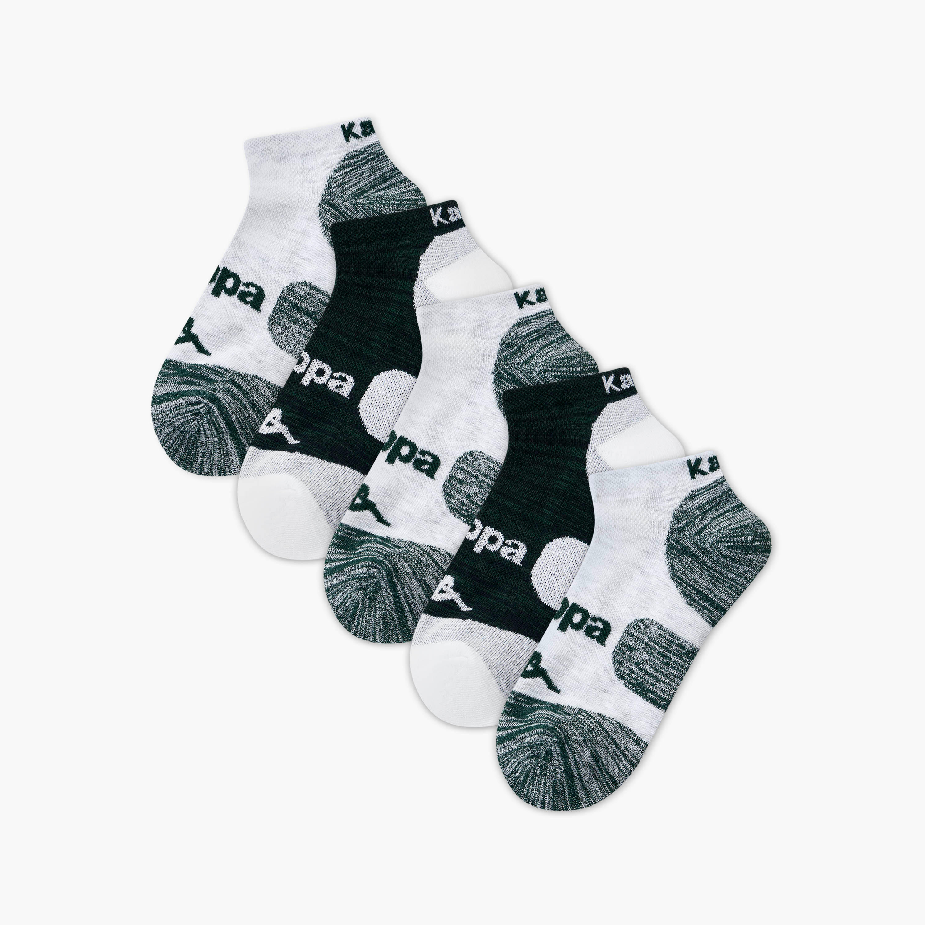 Kappa Pack of 5 Trainer Cotton Sports Socks-women-socksandstockings-image-1