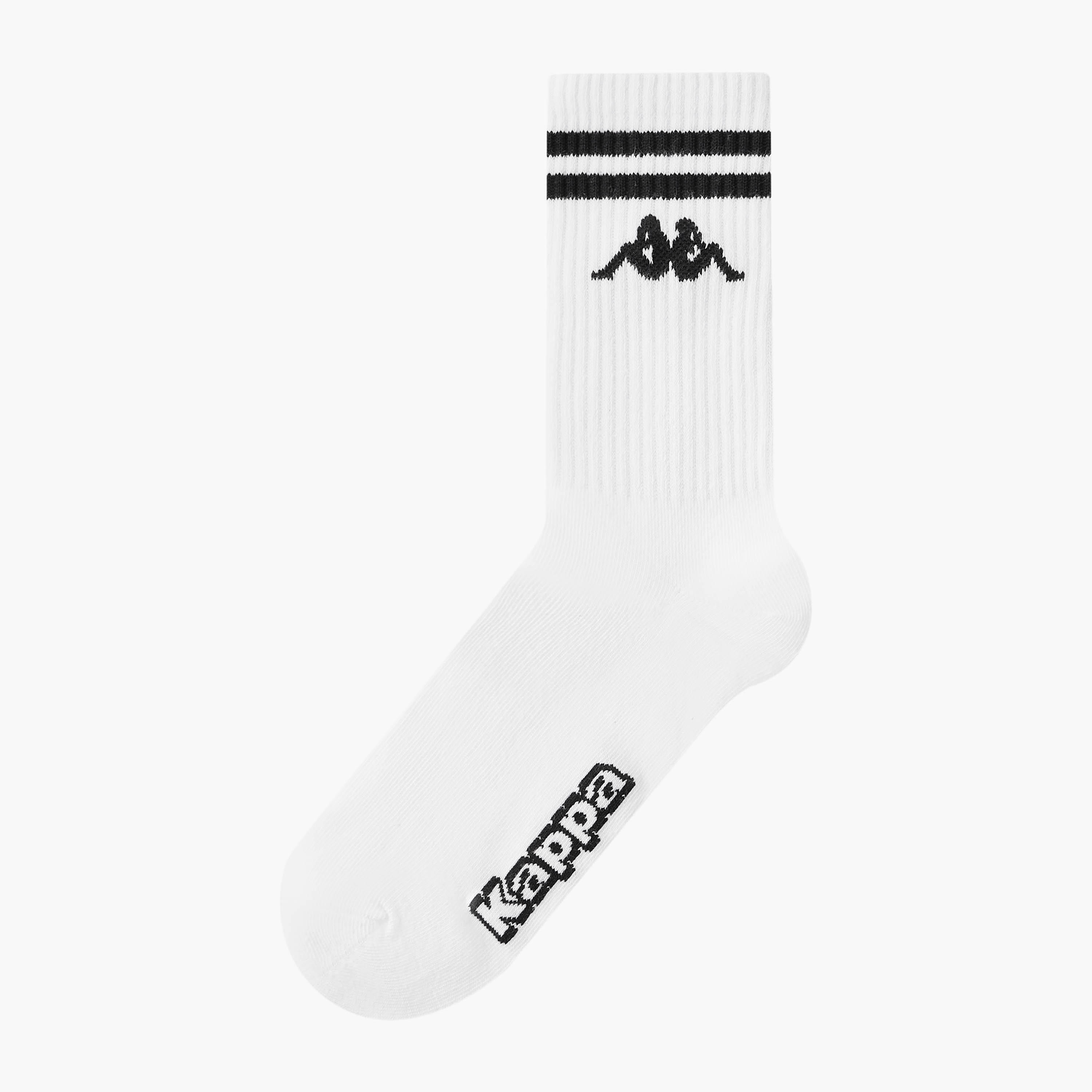 طقم جوارب قطن 3 أزواج بطول ربلة الساق من كابا-women-socksandstockings-image-2