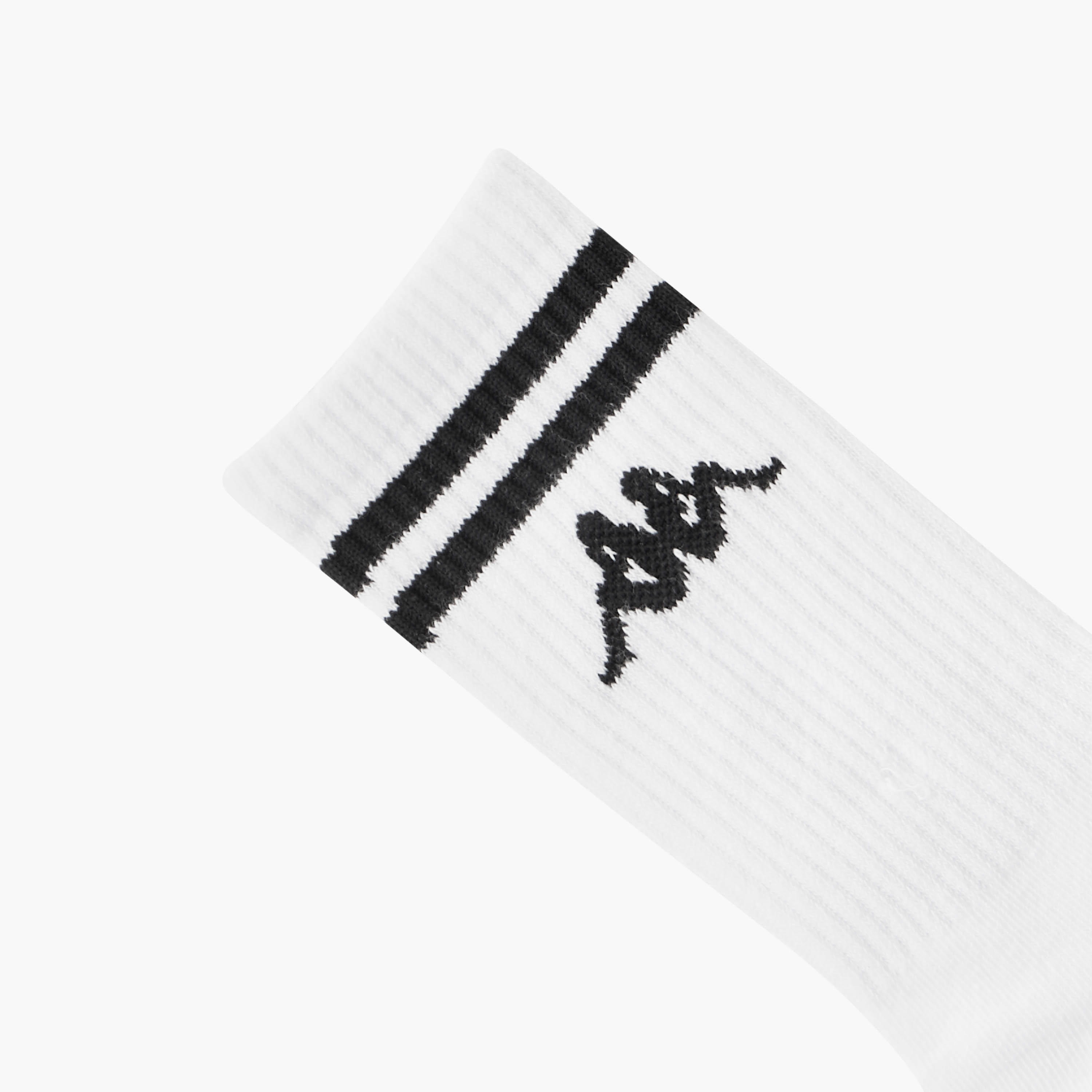 طقم جوارب قطن 3 أزواج بطول ربلة الساق من كابا-women-socksandstockings-image-3