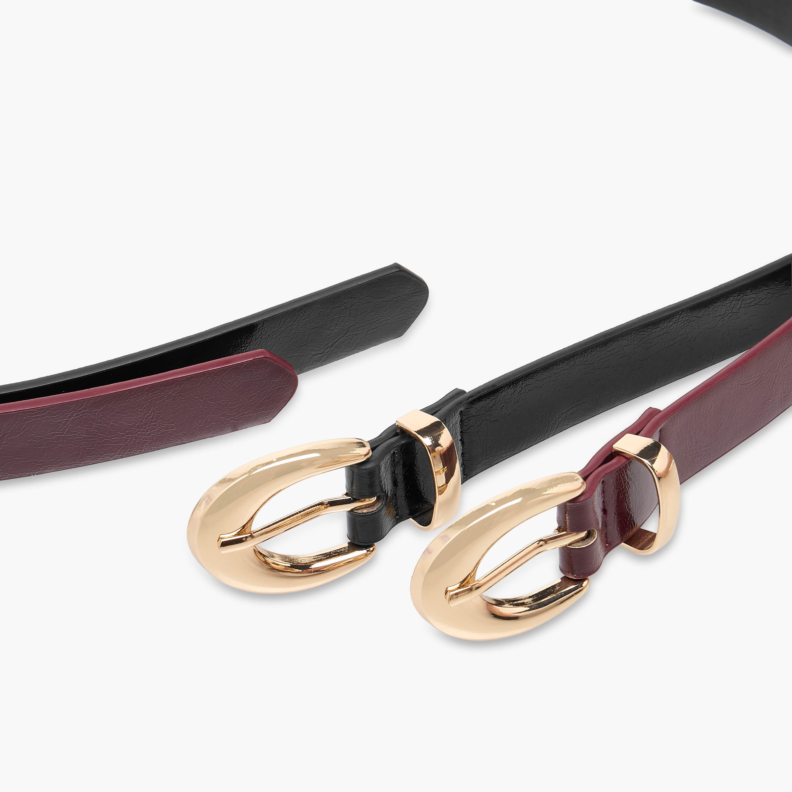 طقم أحزمة بإبزيم إغلاق بدبوس من قطعتين-women-clothingaccessories-belts-image-9