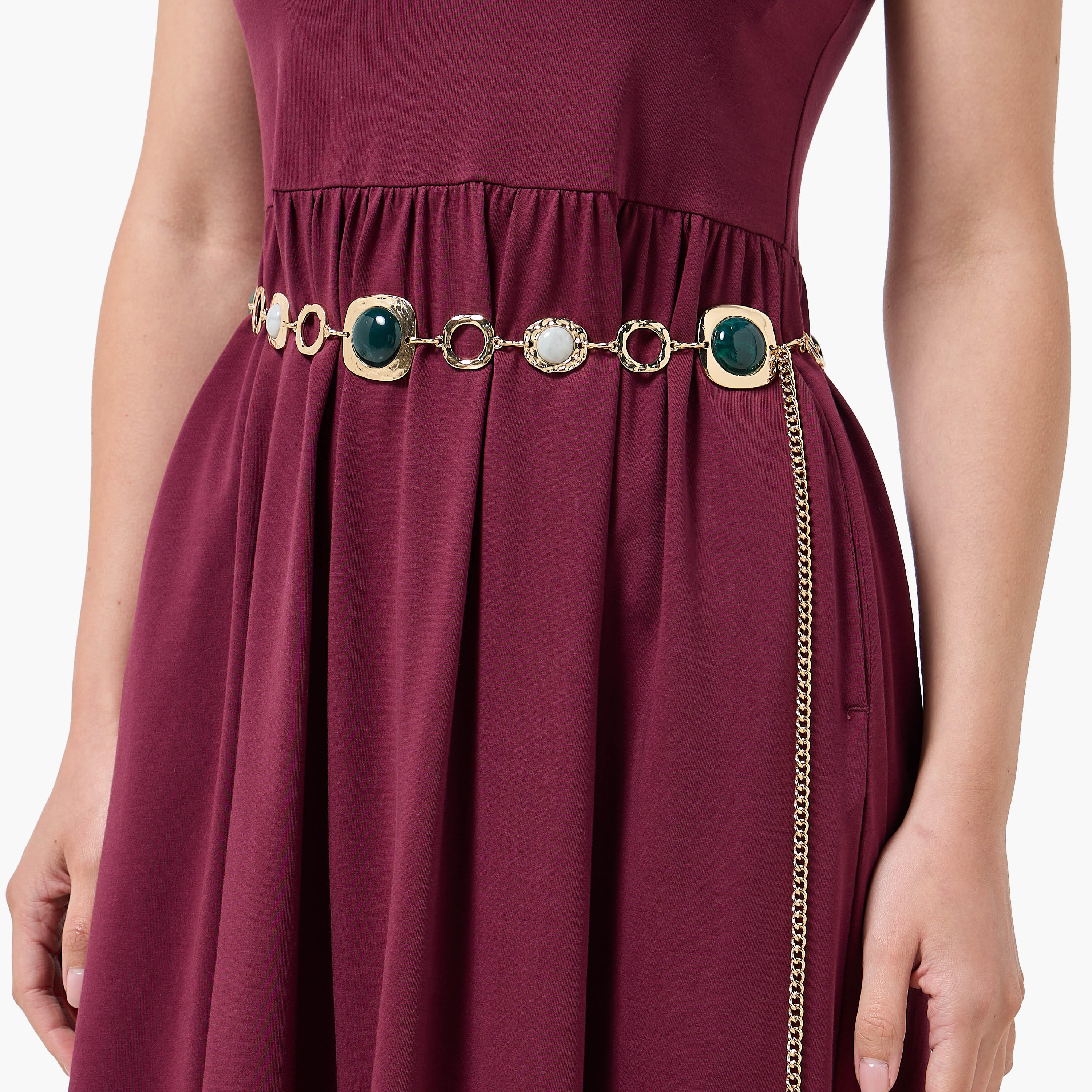 حزام مجوهرات معدني بمشبك إغلاق-women-clothingaccessories-belts-image-2