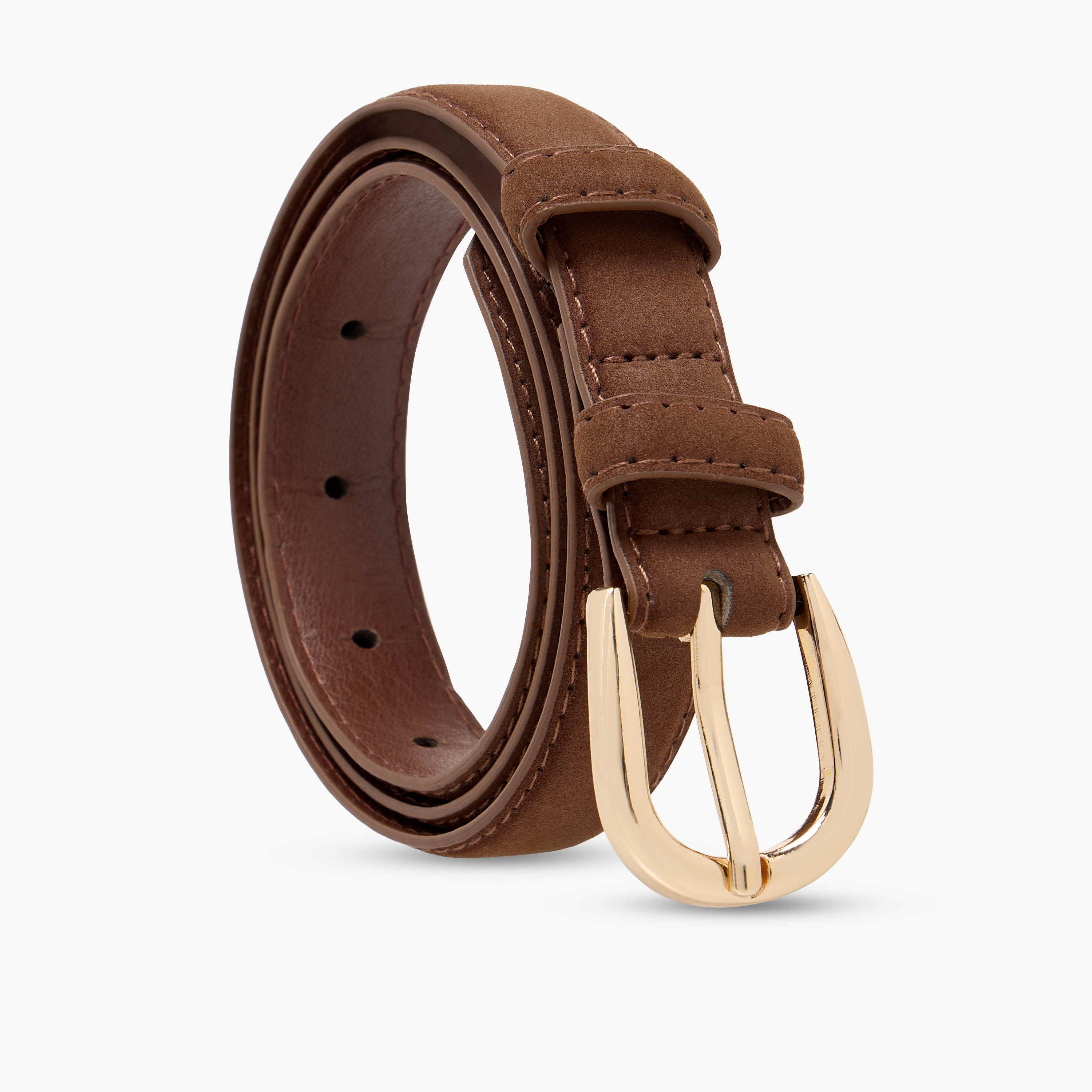 Suede Belt with Pin Buckle Closure-women-clothingaccessories-belts-image-1