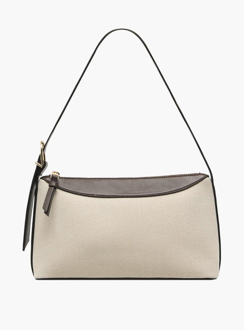 Colourblock Shoulder Bag with Zip Closure-women-bagsandwallets-handbags-image-2