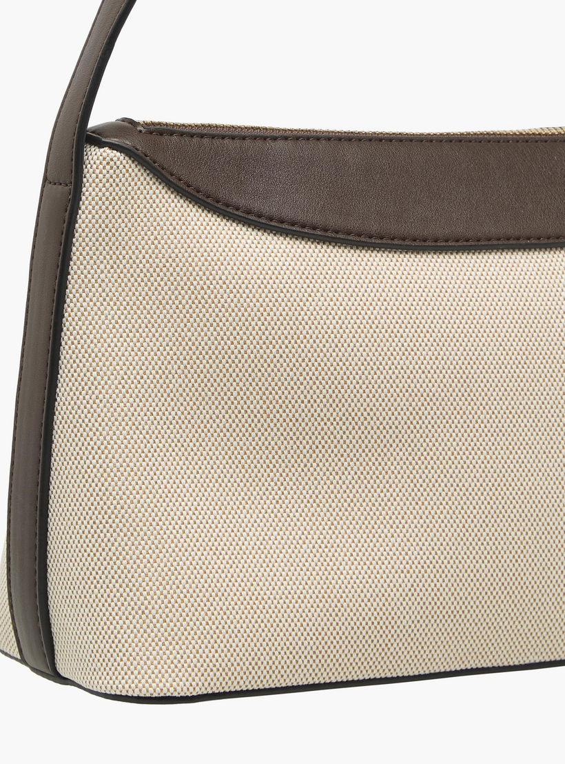 Colourblock Shoulder Bag with Zip Closure-women-bagsandwallets-handbags-image-6