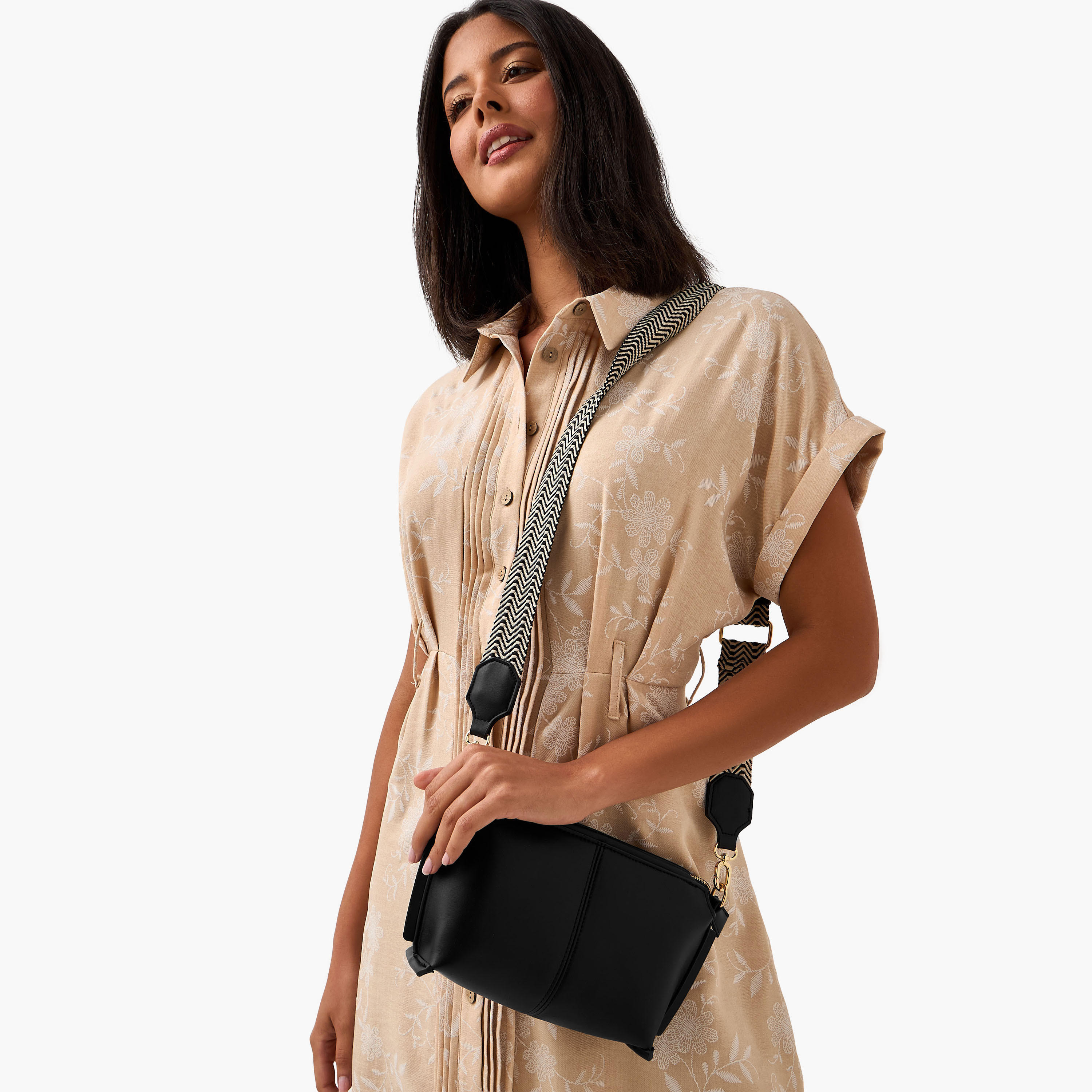 شنطة كروس بودي بارزة الملمس بحزام بطبعات-women-bagsandwallets-handbags-image-2