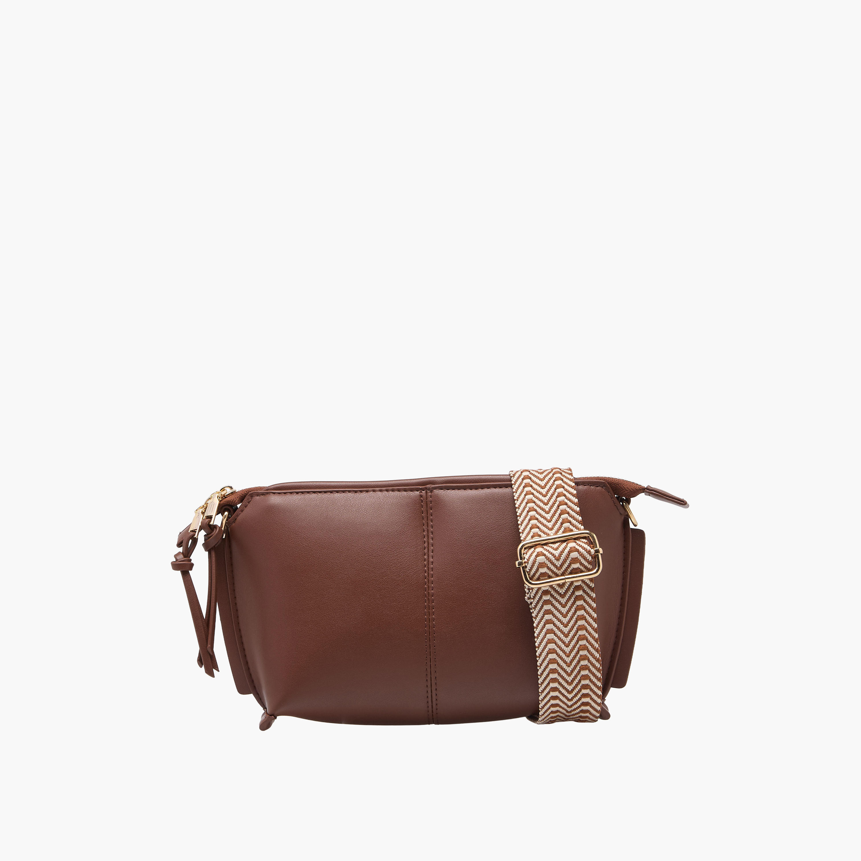 شنطة كروس بودي بارزة الملمس بحزام بطبعات-women-bagsandwallets-handbags-image-1