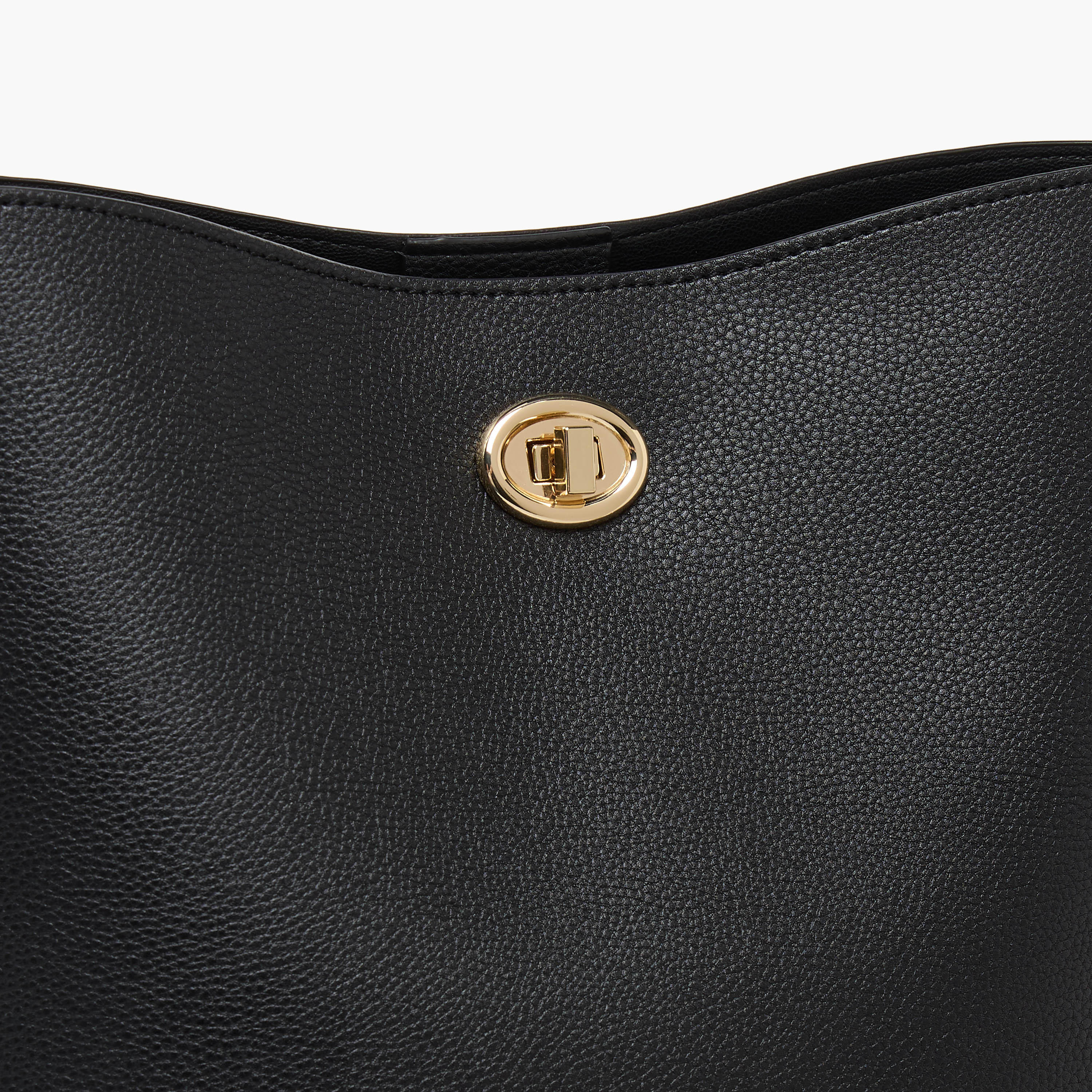 شنطة دلو بارزة الملمس بإغلاق قفل دوار-women-bagsandwallets-handbags-image-5