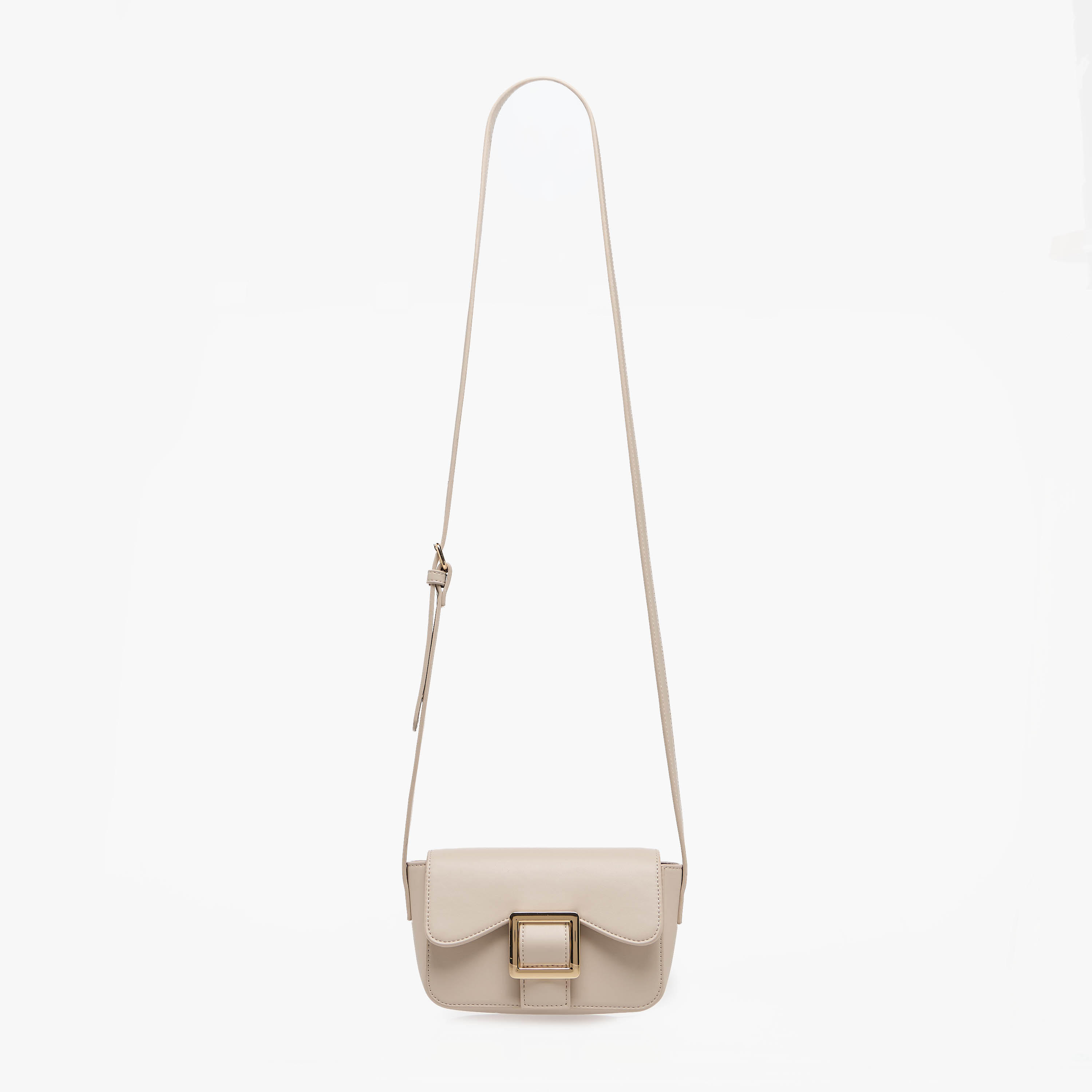 Buckle Accent Crossbody Bag with Magnetic Button Closure-women-bagsandwallets-handbags-image-3